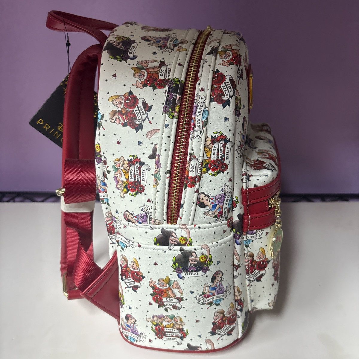 Disney Loungefly NWT snow white mini backpack Size ONE SIZE - 2 Thumbnail