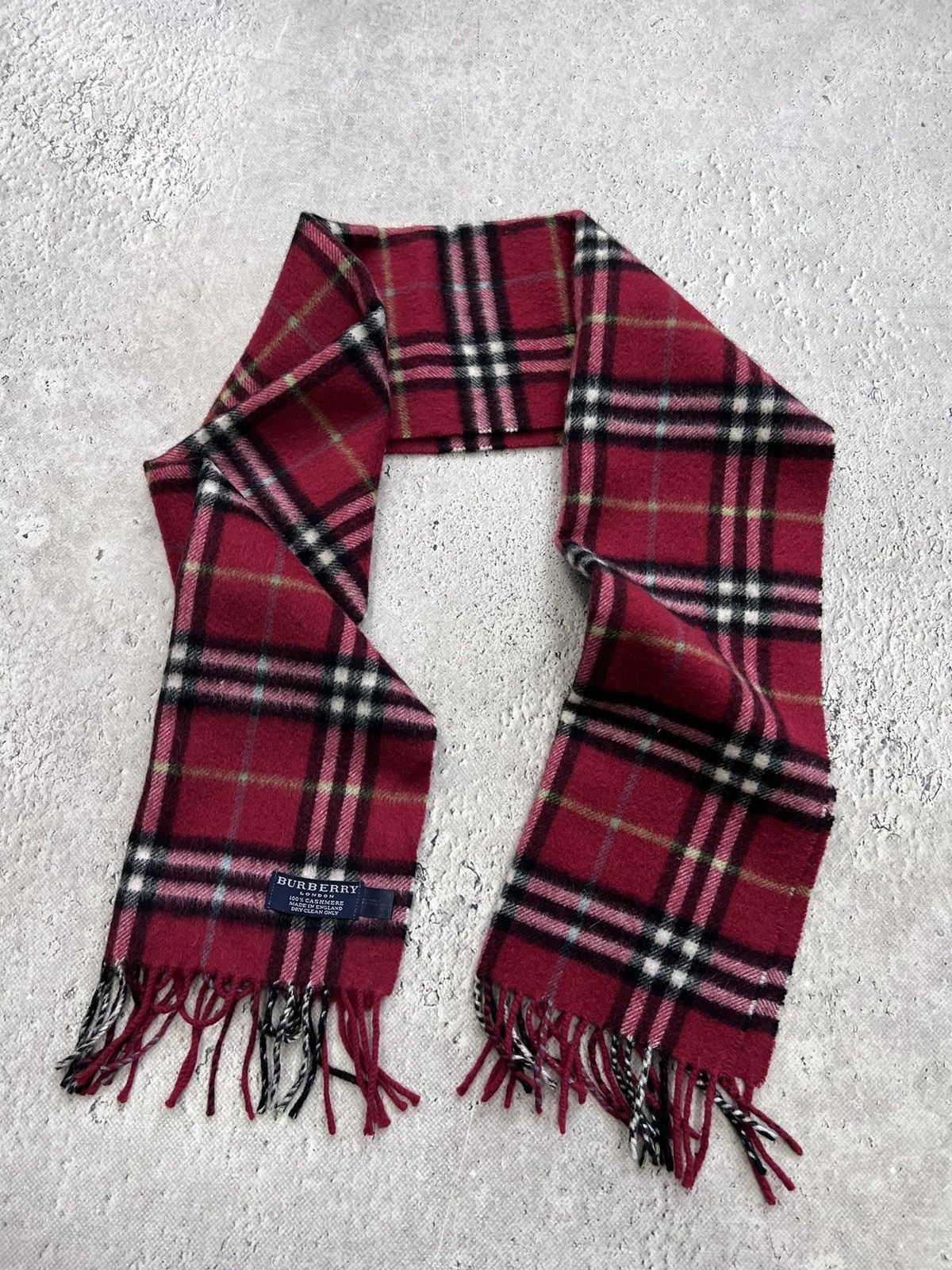 Burberry Luxury Vintage Vintage Burberry scarf nova check muffler shawl Wool 90s y2k Grailed