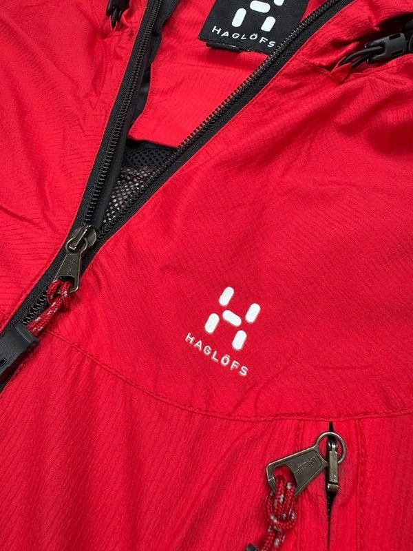 Haglofs Haglofs ski jacket red black logo 38 windstopper Size XS / US 0-2 / IT 36-38 - 4 Thumbnail
