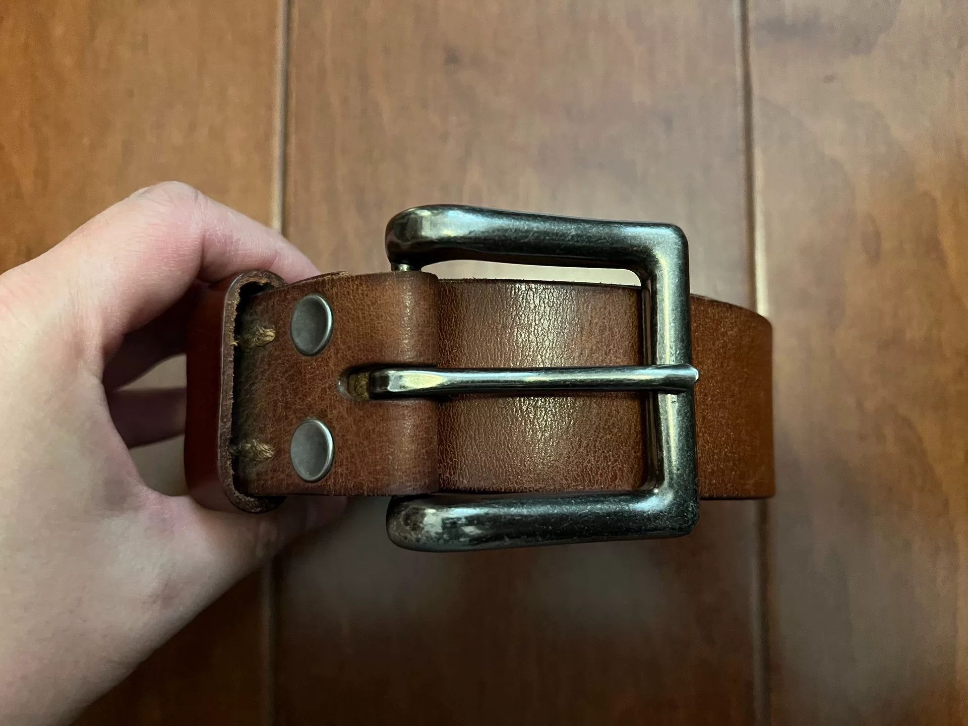 Abercrombie & Fitch AF Leather Belt