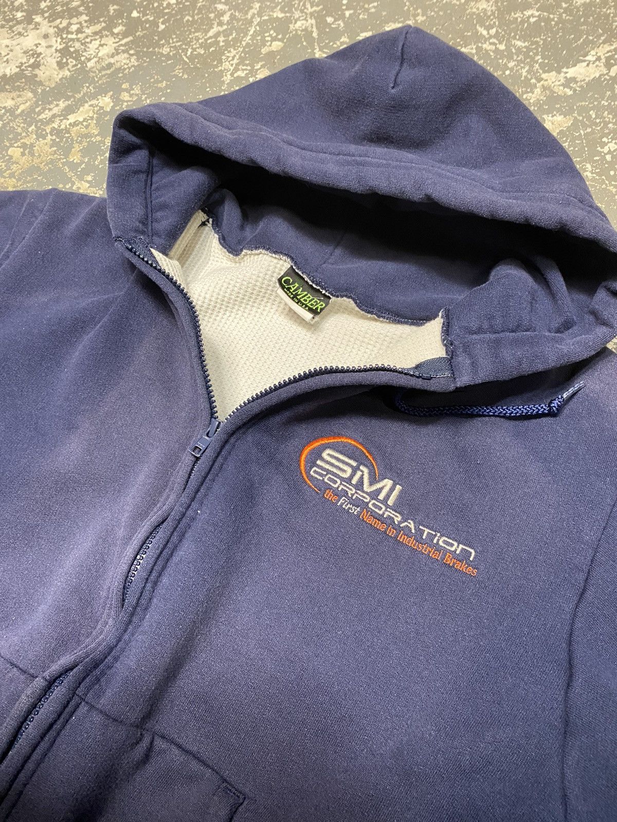 Camber × Vintage Vintage Camber Waffle Insulated Thermal Zip Hoodie Sweat USA Size US L / EU 52-54 / 3 - 6 Thumbnail