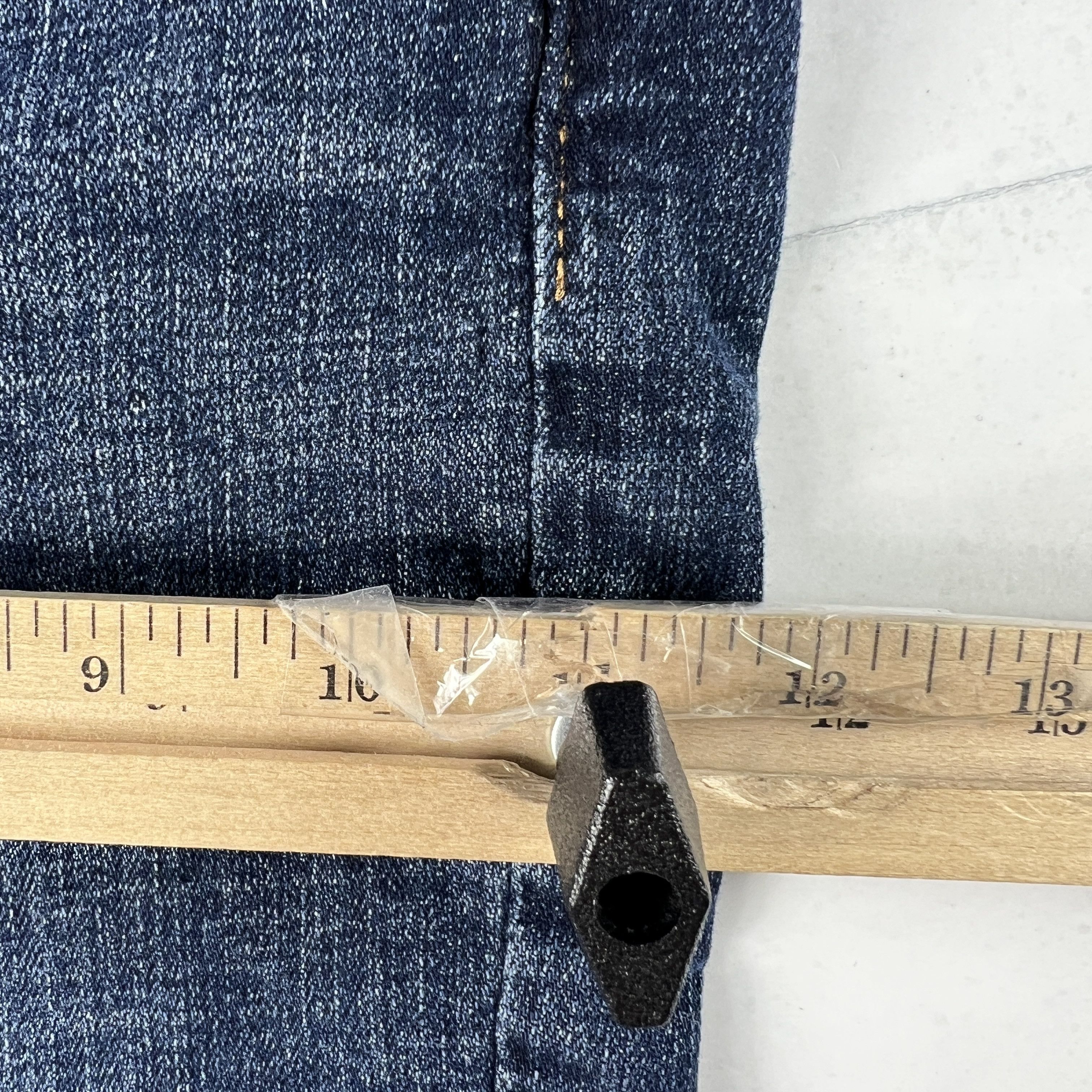 Lucky Brand Lucky Brand Jean 121 Slim Straight Blue Faded Stretch Denim Size US 33 - 22 Thumbnail
