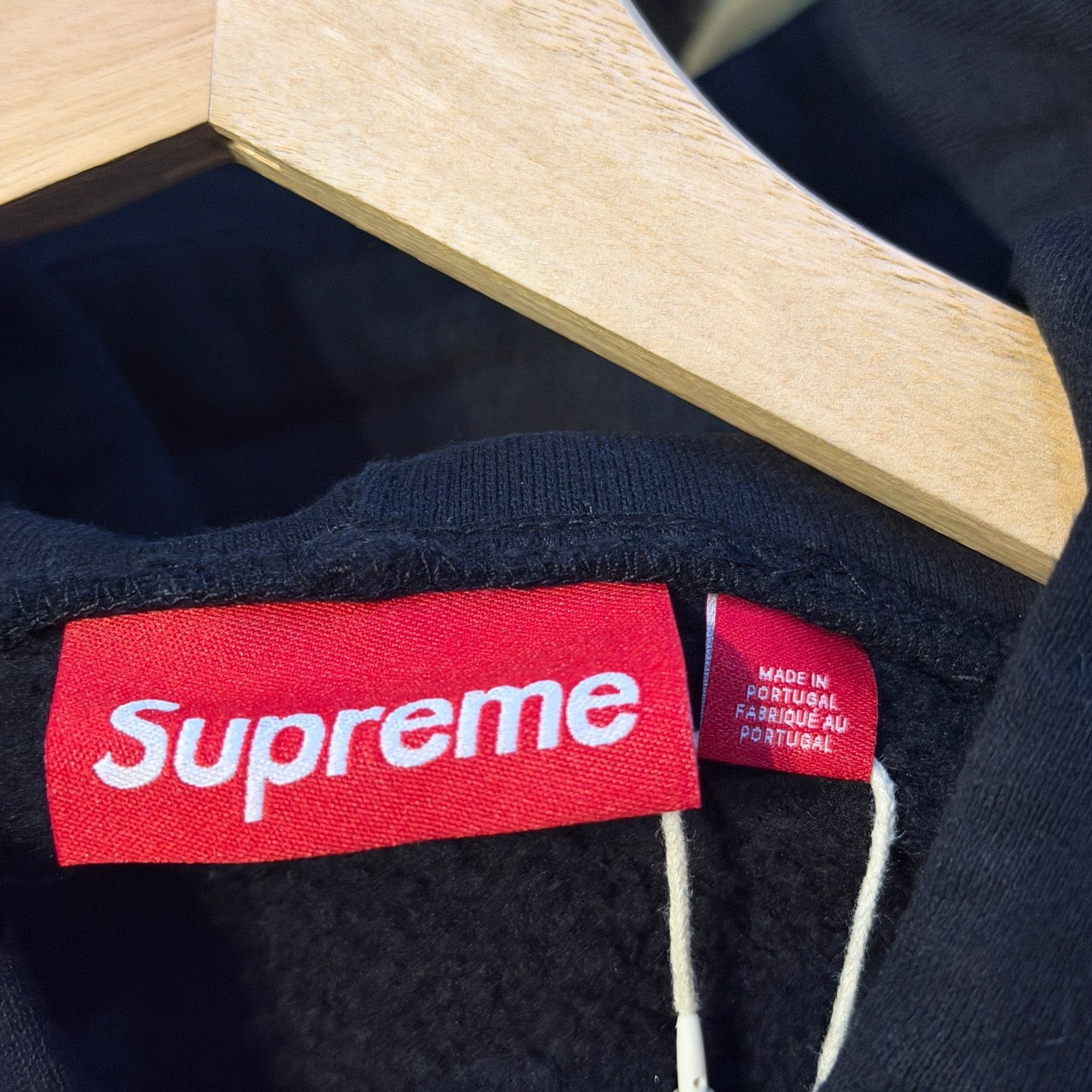 Supreme Supreme Cracked Raglan Black Hoodie Size US XXL / EU 58 / 5 - 3 Thumbnail