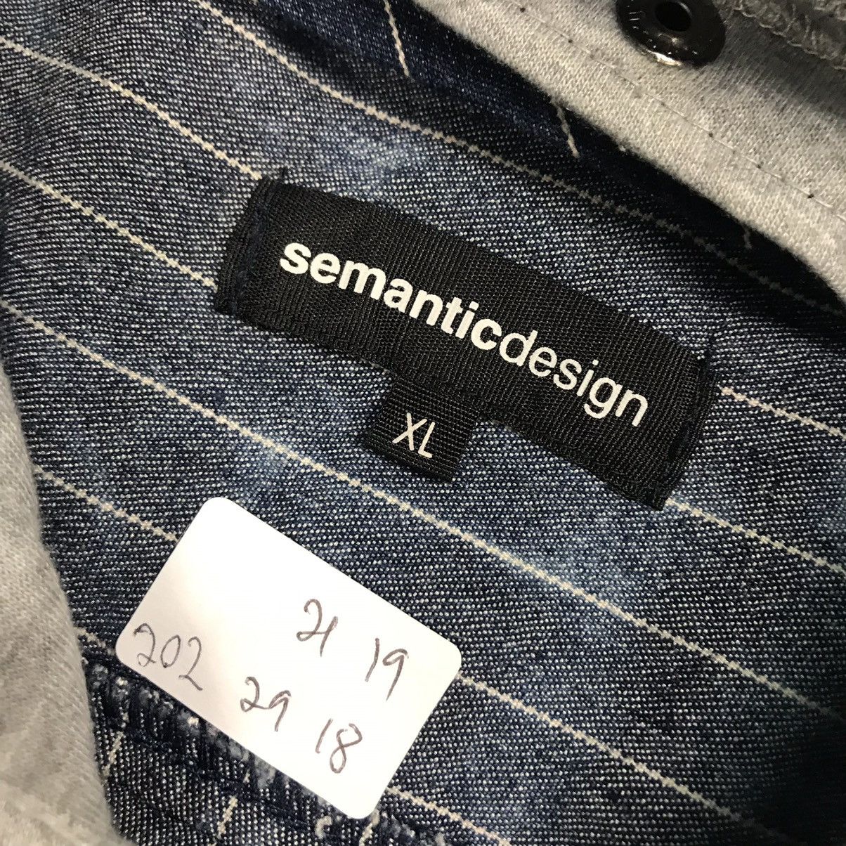 Japanese Brand Semanticdesign Acid Wash Style Zipper Denim Jacket Size US L / EU 52-54 / 3 - 12 Thumbnail