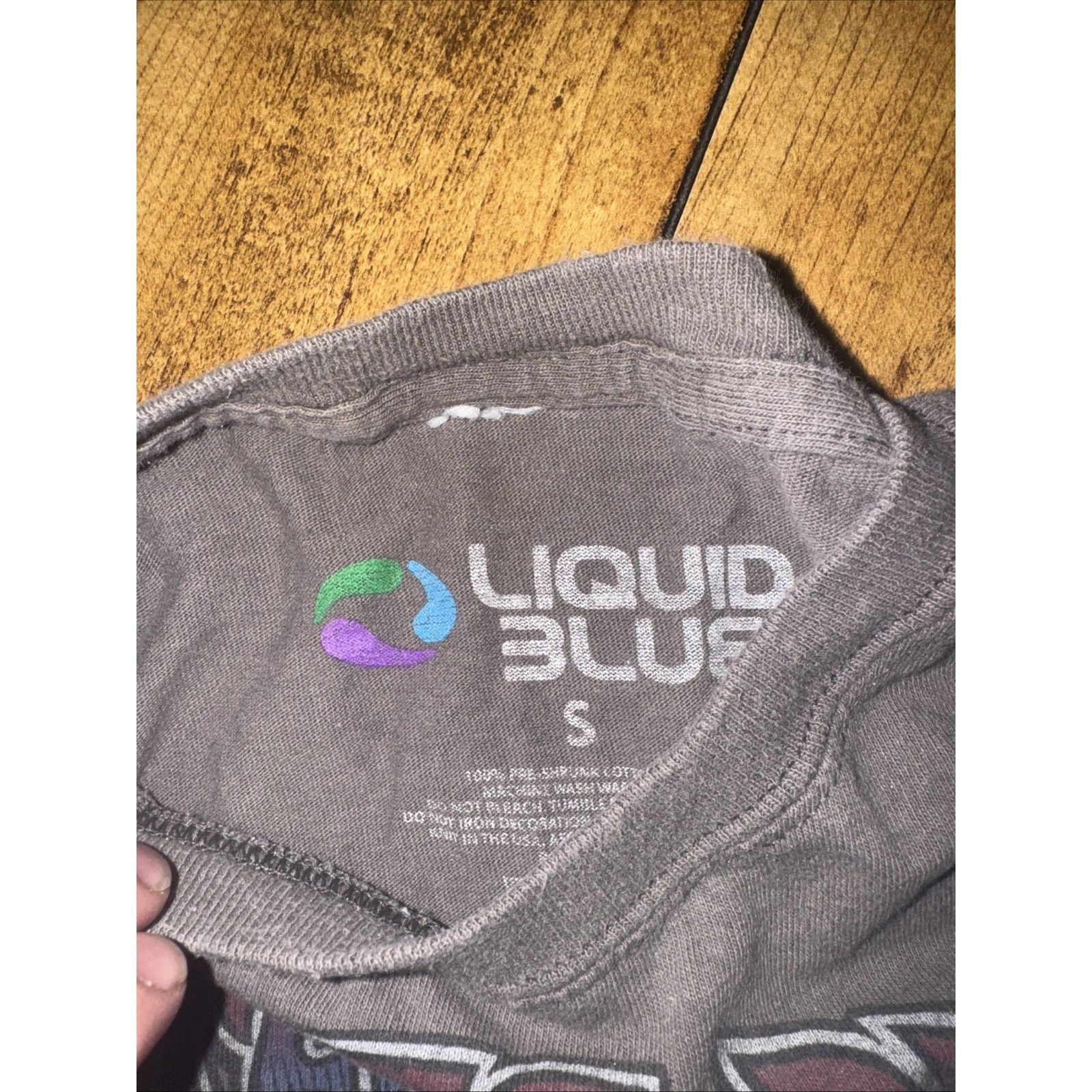 Band Tees × Grateful Dead × Liquid Blue Liquid Blue Grateful Dead T-Shirt 16x22 Cropped Gray Size US S / EU 44-46 / 1 - 5 Thumbnail