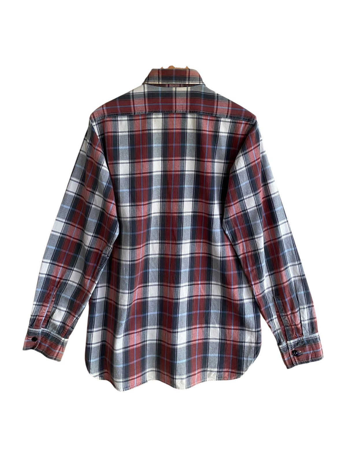 Sugar Cane Vintage Japanese Brand Sugar Cane Checkered Shirt 2000s Size US M / EU 48-50 / 2 - 2 Thumbnail