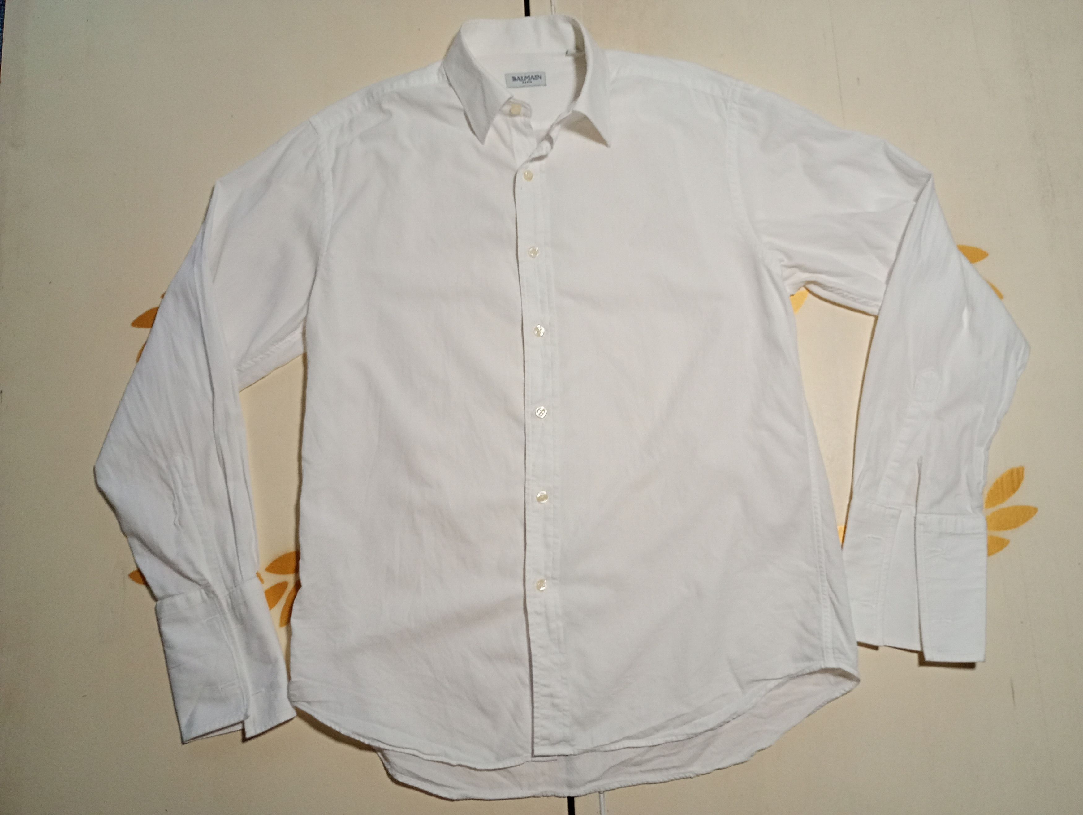 Balmain Balmain Сufflinks Shirt Vintage Size US M / EU 48-50 / 2 - 1 Thumbnail