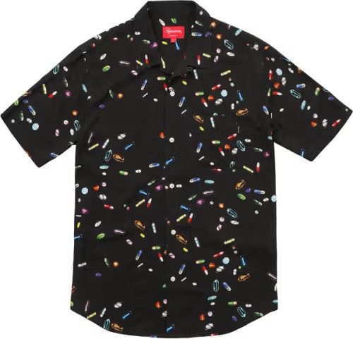 Supreme Supreme Pills Rayon Shirt Size US M / EU 48-50 / 2 - 1 Thumbnail