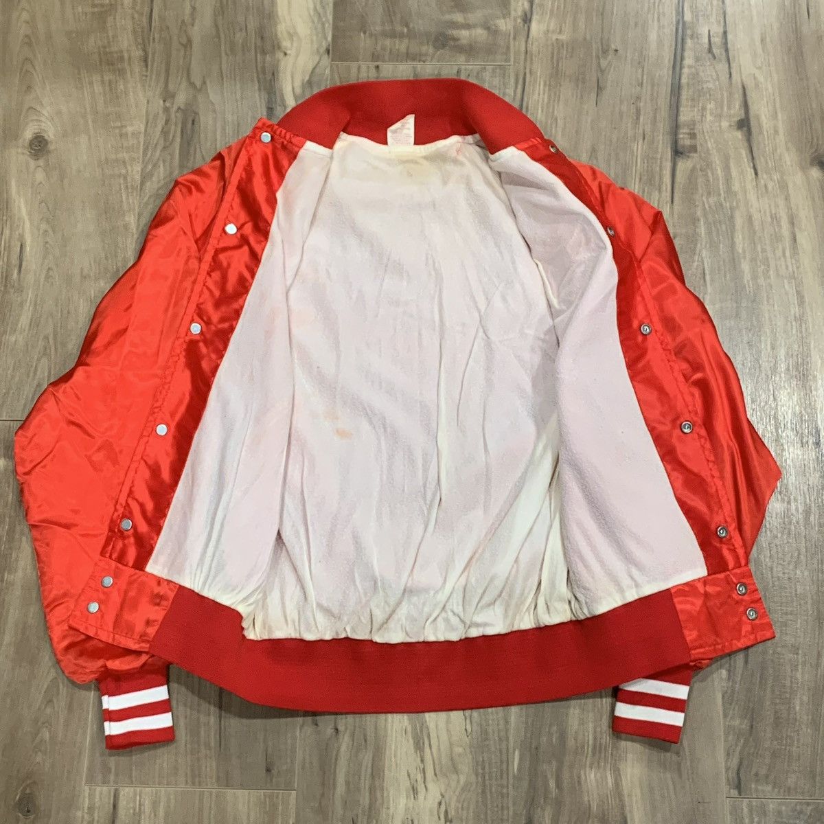 Budweiser VTG Budweiser Satin Bomber Jacket Mens L Anheuser Busch 80s Size US L / EU 52-54 / 3 - 5 Thumbnail