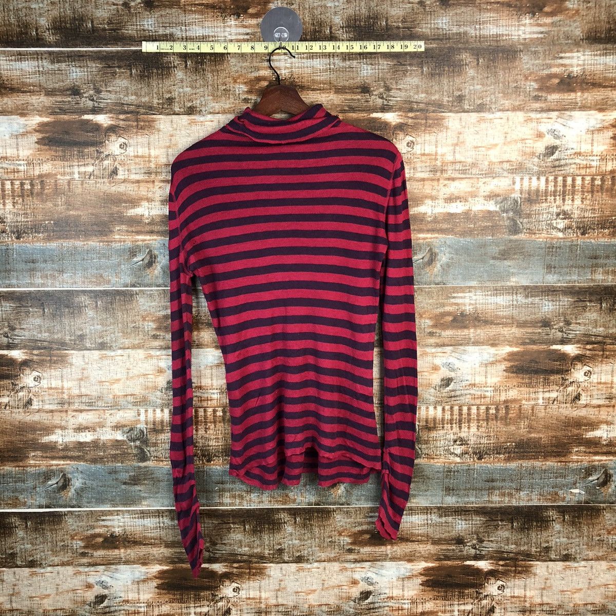 Solid & Striped DL Civilise Stripe Red like kurt cobain Knitwear #C595 Size M / US 6-8 / IT 42-44 - 12 Thumbnail