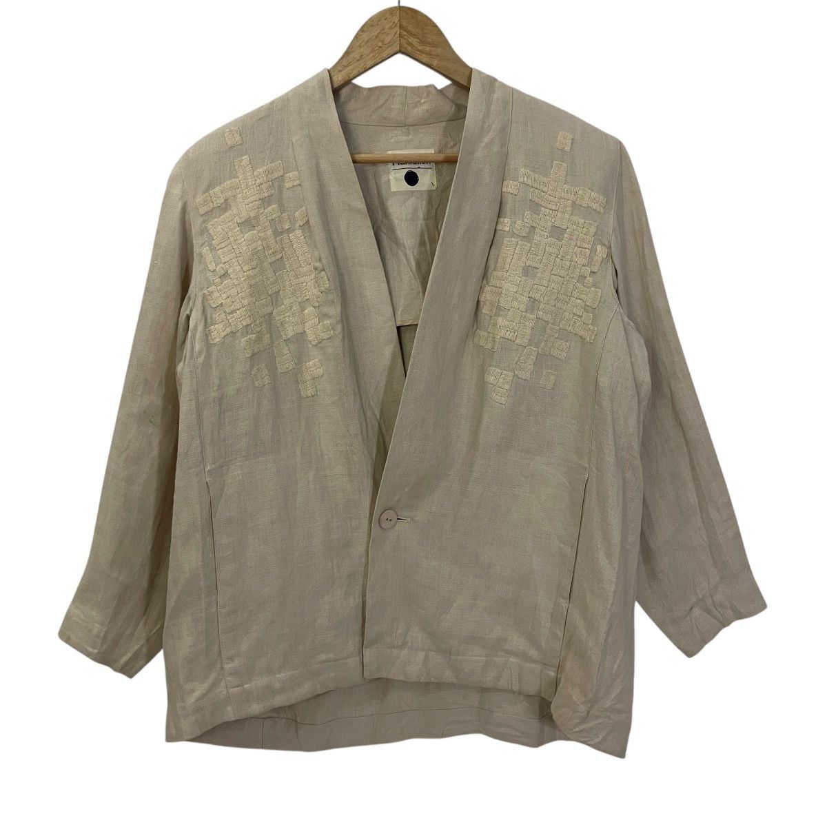 Issey Miyake Vintage 90s Plantation By Issey Miyake Embroidery Art Jacket Size US M / EU 48-50 / 2 - 1 Thumbnail
