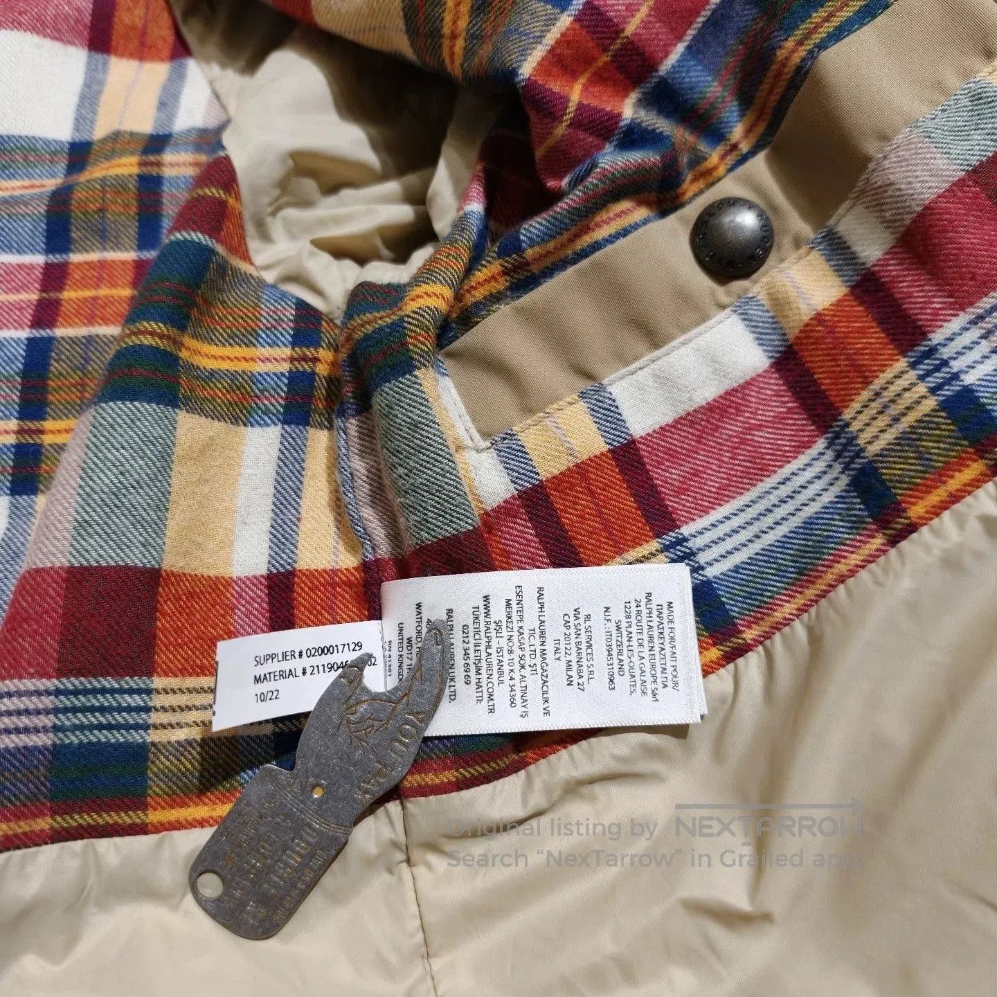 Polo Ralph Lauren Barbour Spey Vintage Short Jacket. Size S / US 4 / IT 40 - 5 Thumbnail