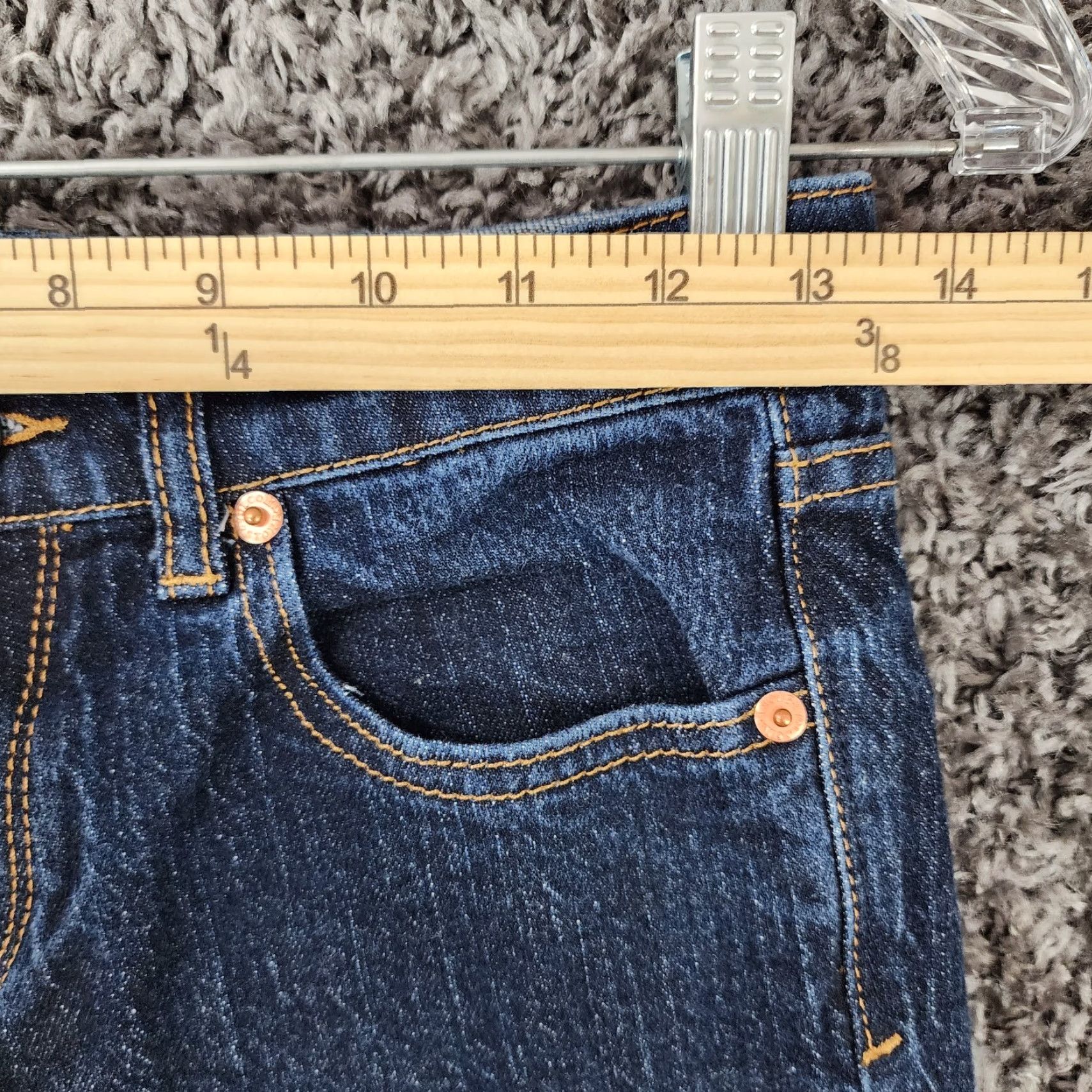 Volcom Volcom Vorta Jeans Slim Straight Men 27x27 Blue Denim Slimming Size US 27 - 4 Thumbnail