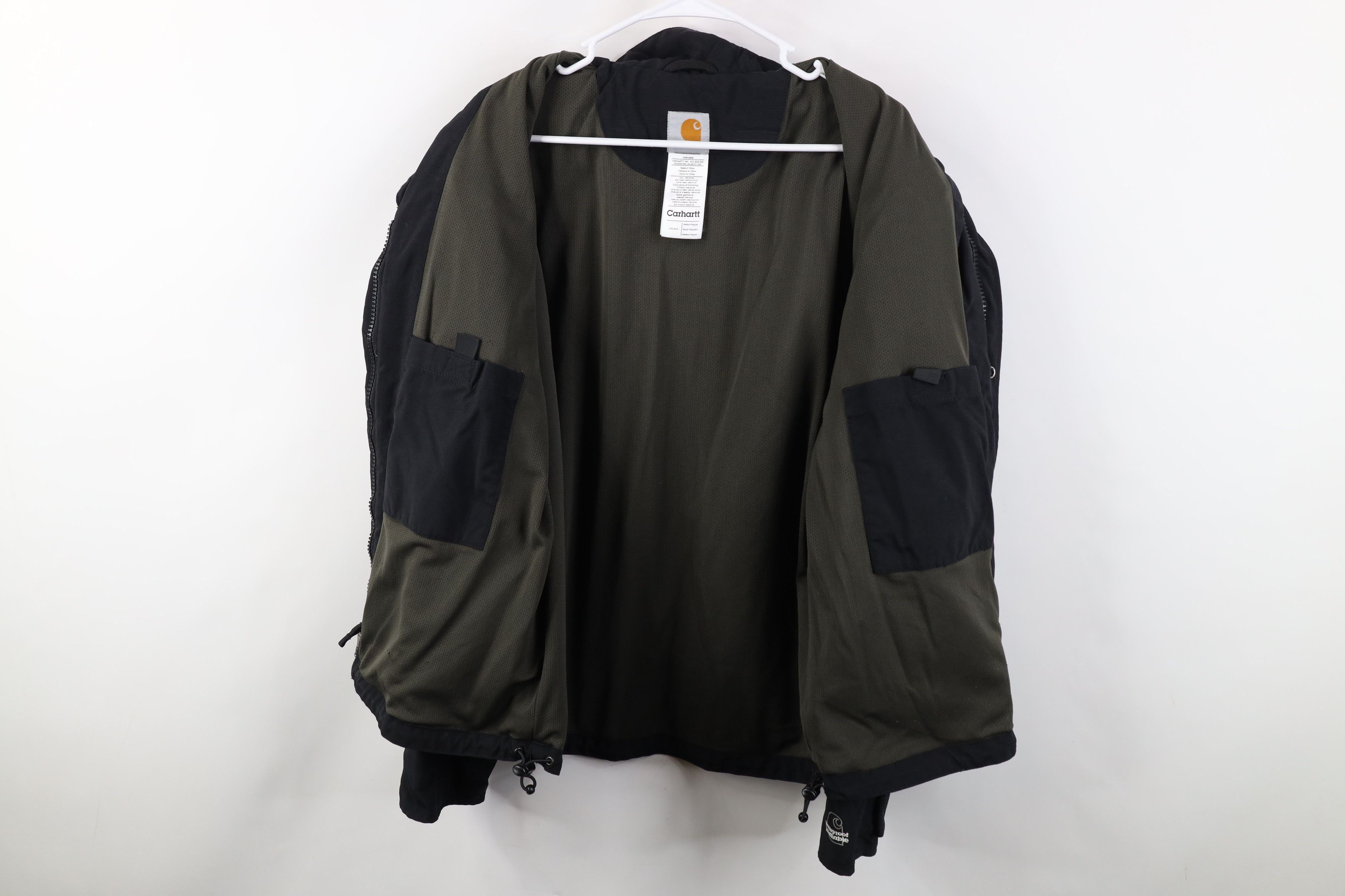 Carhartt Vintage Y2K Carhartt Box Logo Full Zip Ballistic Jacket Size US M / EU 48-50 / 2 - 9 Thumbnail