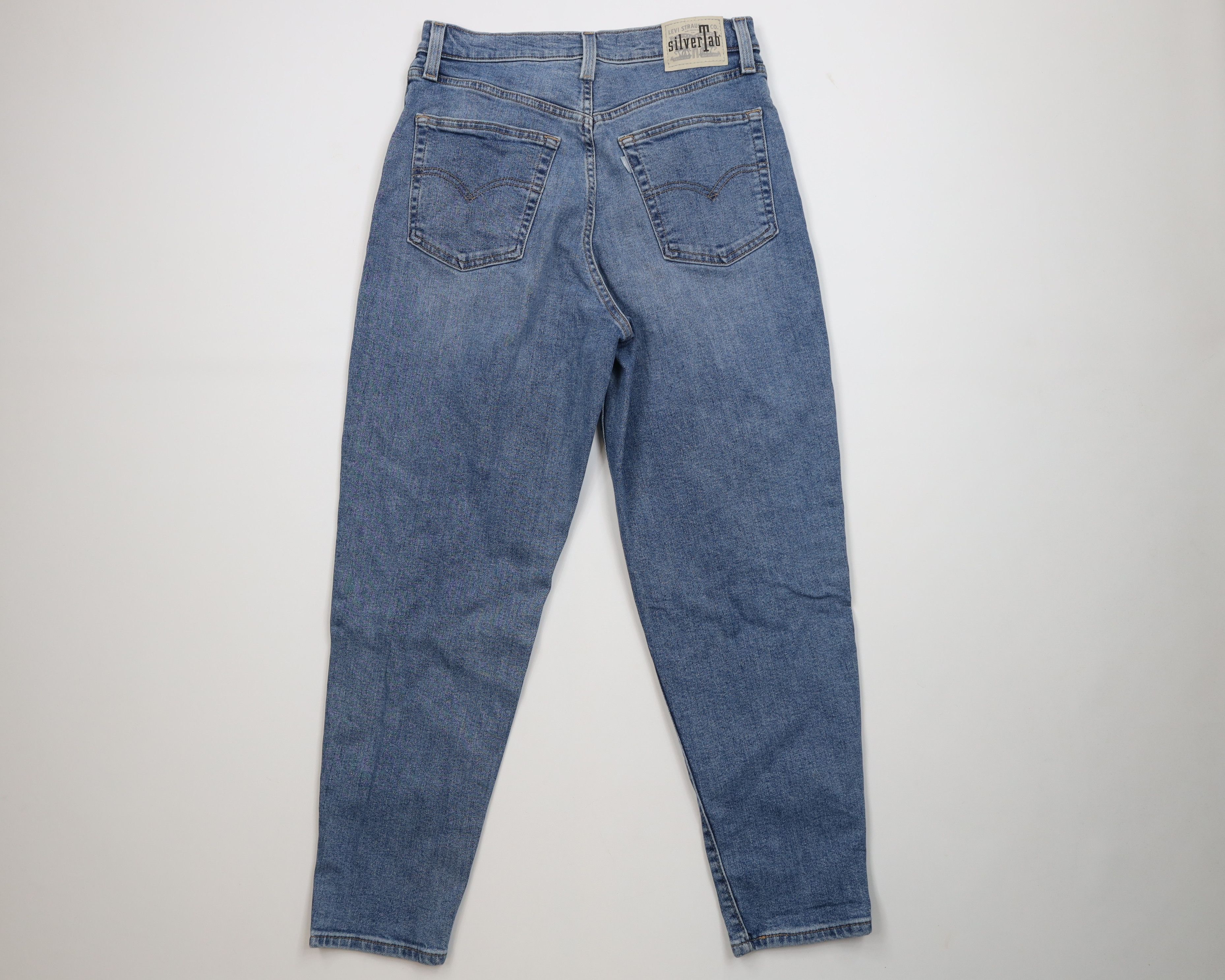 Levi's Vintage Y2K Levis Silvertab High Waisted Mom Jeans Blue Size 29" - 7 Thumbnail