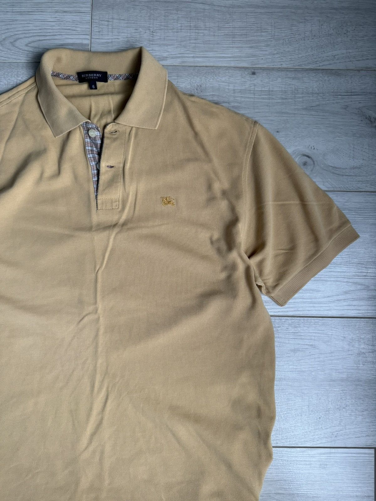 Burberry × Vintage Polo Burberry Navy Check shirt Size US XL / EU 56 / 4 - 1 Thumbnail