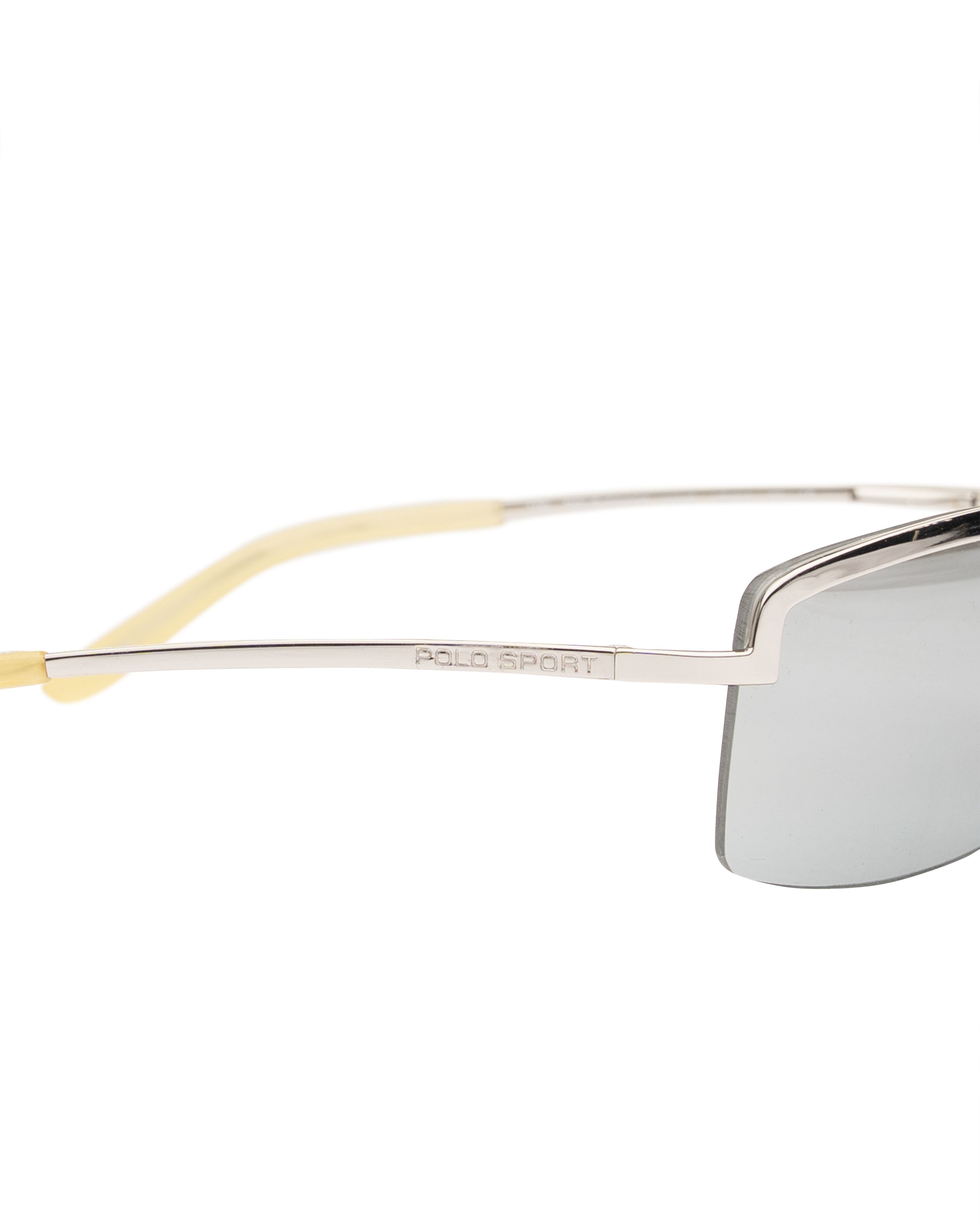 Polo Ralph Lauren Polo Sport Ralph Lauren '90s Silver Half-Rim Sunglasses Size ONE SIZE - 1 Thumbnail