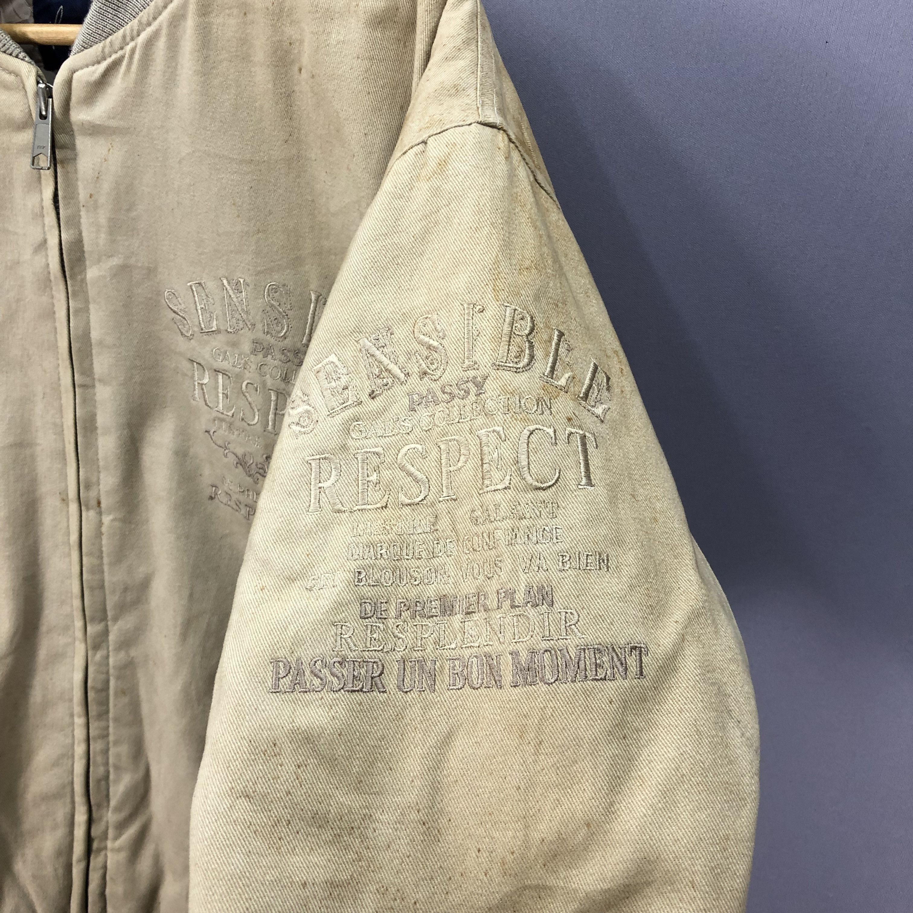 Vintage Vintage Passy Sens Du Beau Bombers Zipper Jacket Size US XL / EU 56 / 4 - 7 Thumbnail
