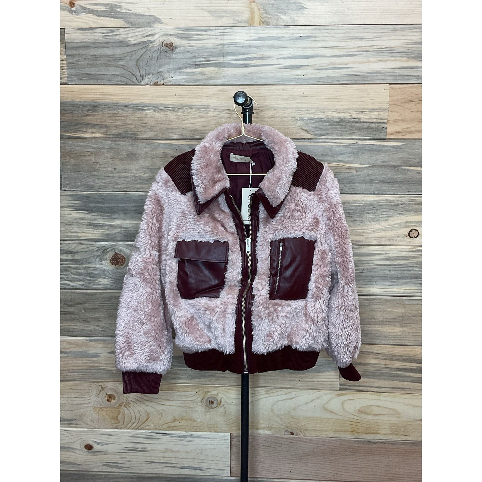 Vintage Choosy NWT Fuzzy Faux Fur Jacket Coat Women’s Sz 1X Size XL / US 12-14 / IT 48-50 - 2 Thumbnail