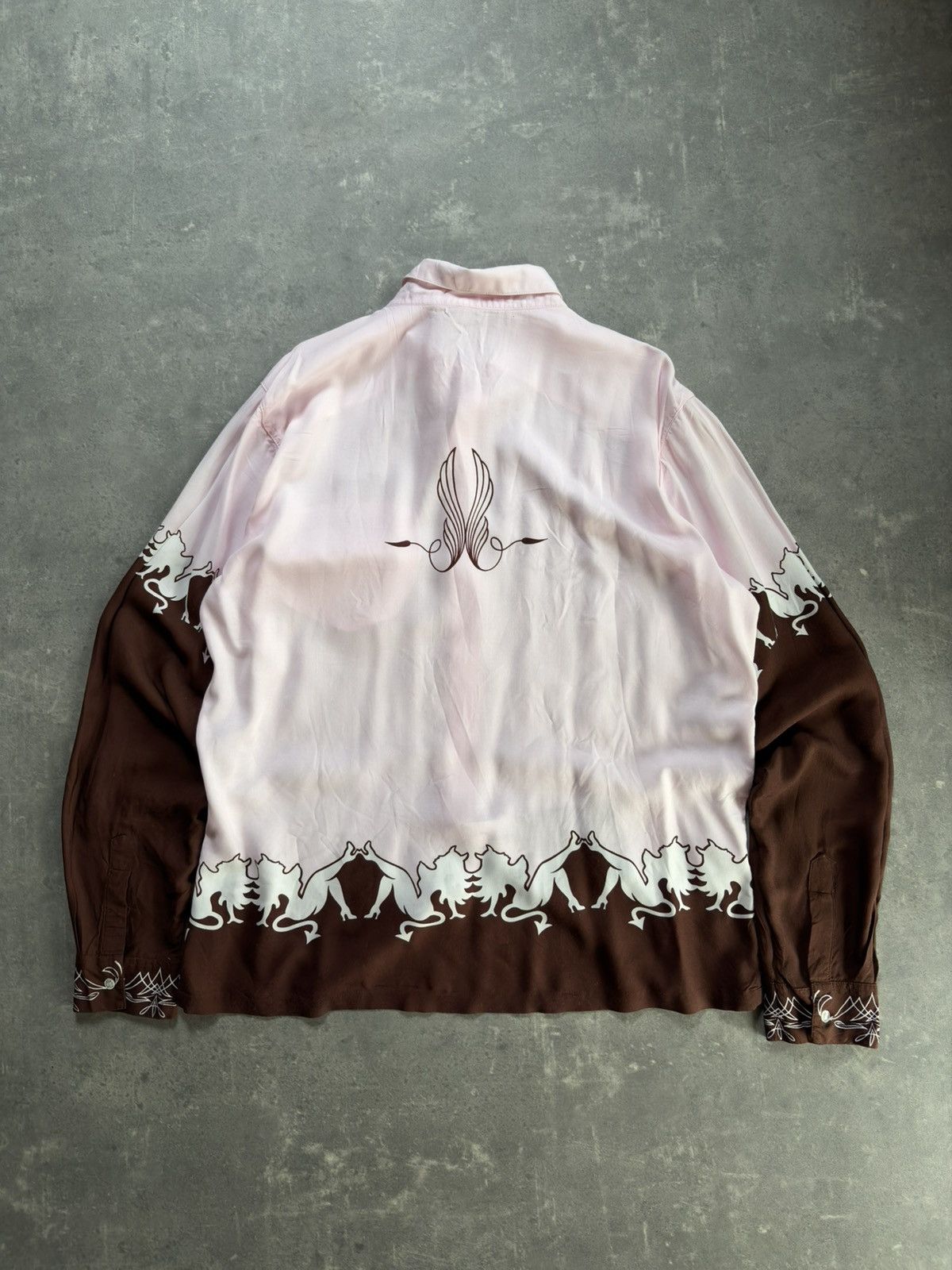 Mambo Mambo Long Sleeve Printed Devil Woman Cowboy Western Shirt L Size US L / EU 52-54 / 3 - 2 Thumbnail