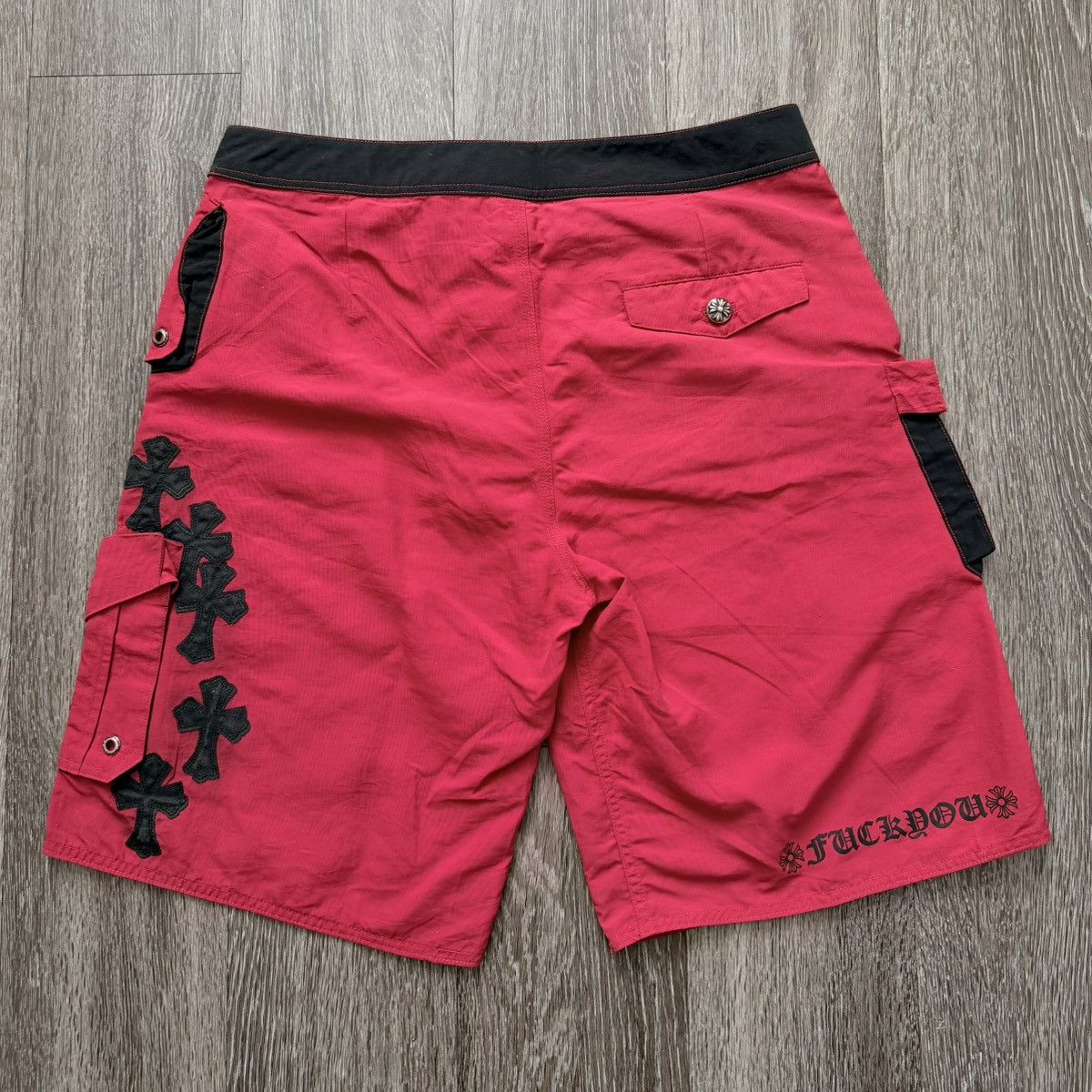 Chrome Hearts Chrome Hearts Cross Patch Shorts 1 of 1 RARE 100% Authentic Size US 32 / EU 48 - 15 Thumbnail