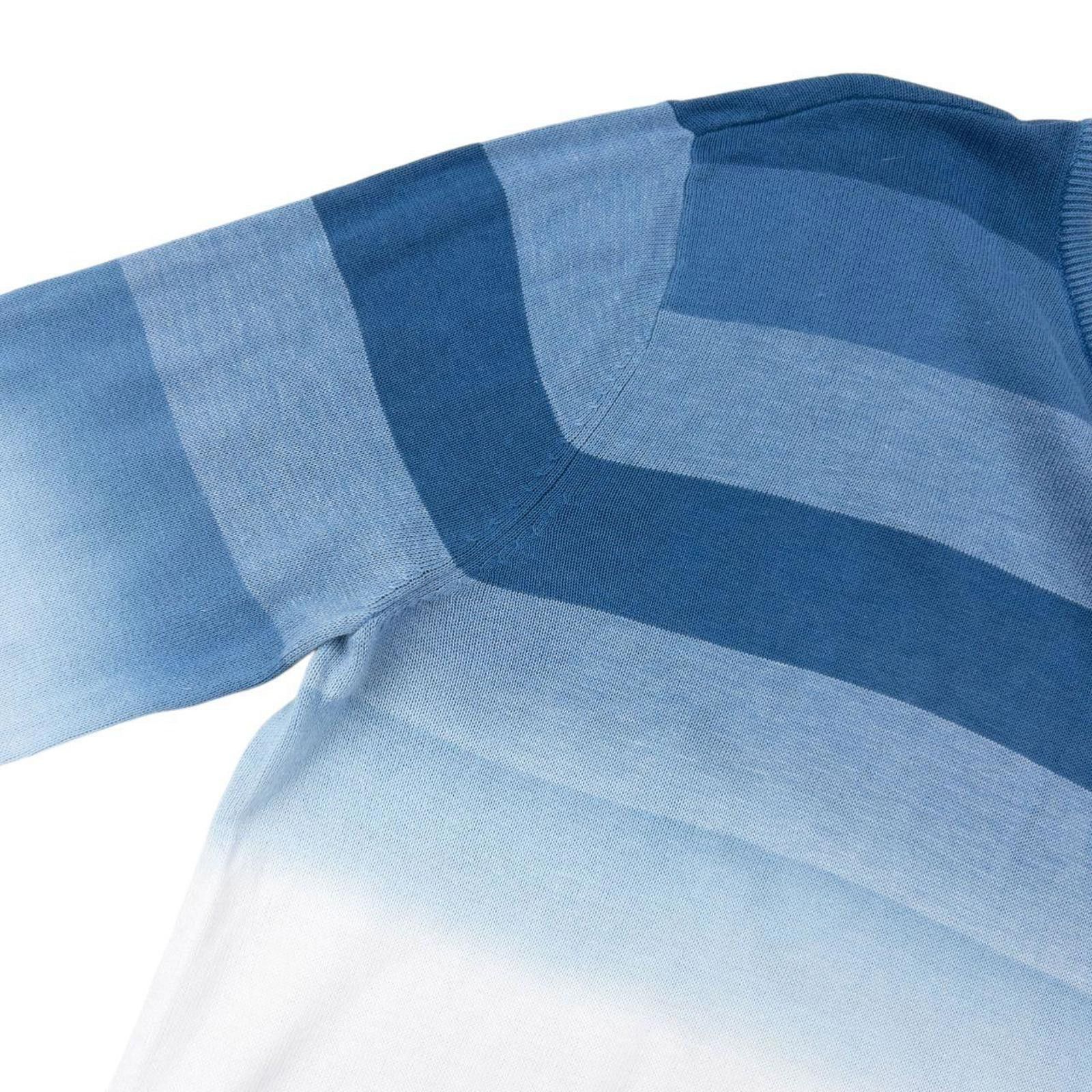 Other Vintage 2000s Armani Jeans Gradient Striped Jumper Size L Size US L / EU 52-54 / 3 - 7 Thumbnail