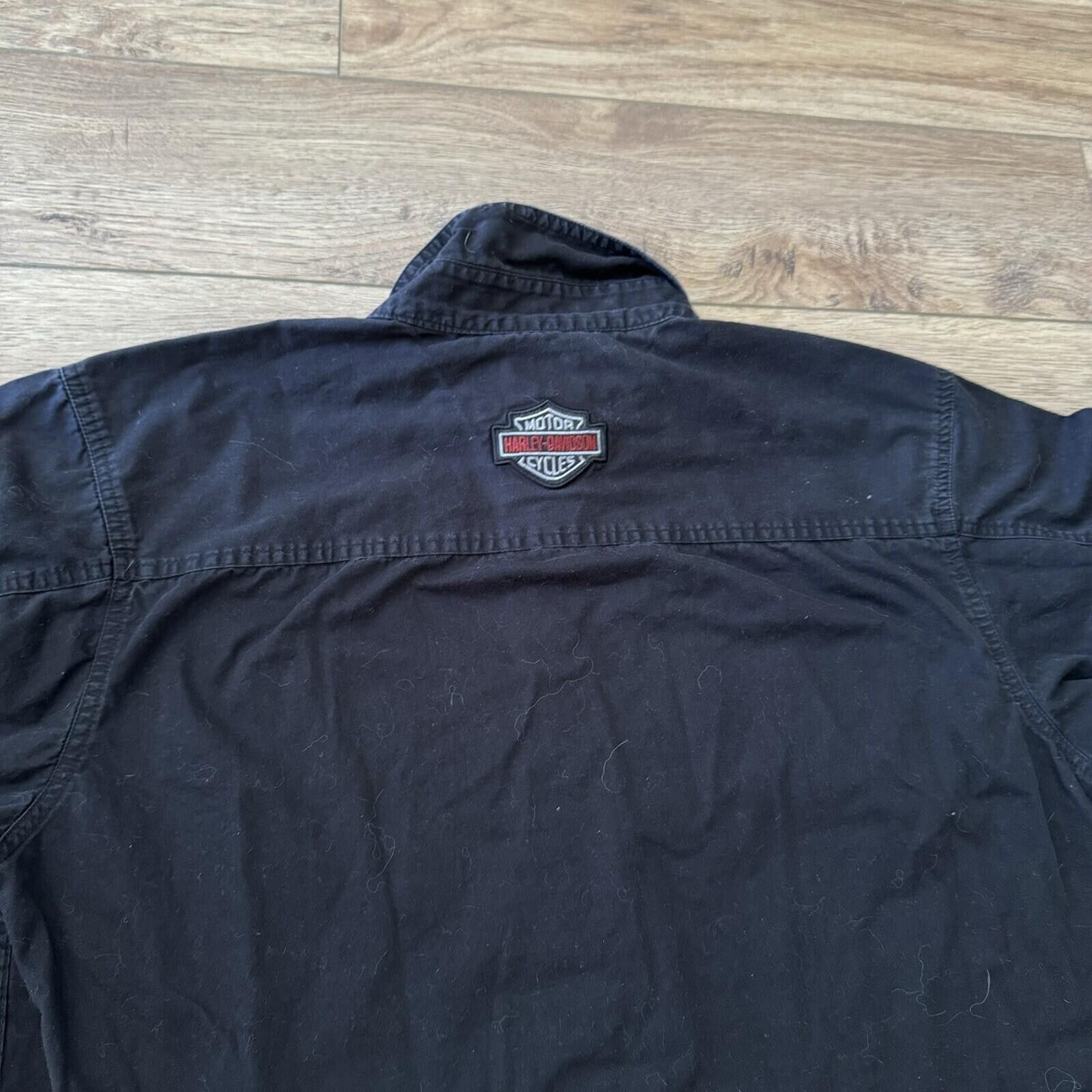 Harley Davidson Vintage Y2K Harley Davidson Black Biker Shirt Motorcycle M Size US M / EU 48-50 / 2 - 6 Thumbnail