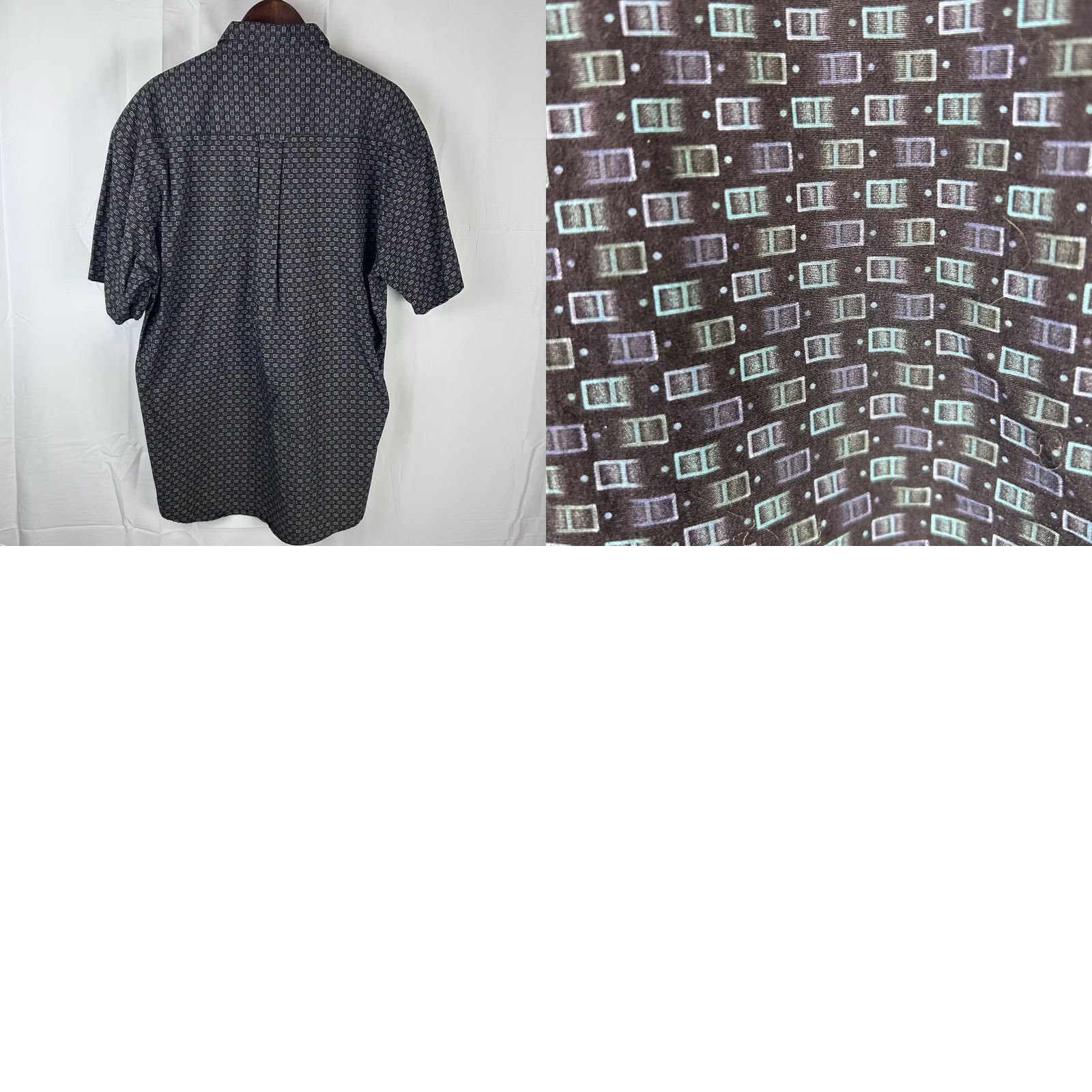 Pendleton Pendleton Geometric All Over Print Button Up Shirt Short Sleeve Men's Large Multicolor Size US L / EU 52-54 / 3 - 8 Thumbnail