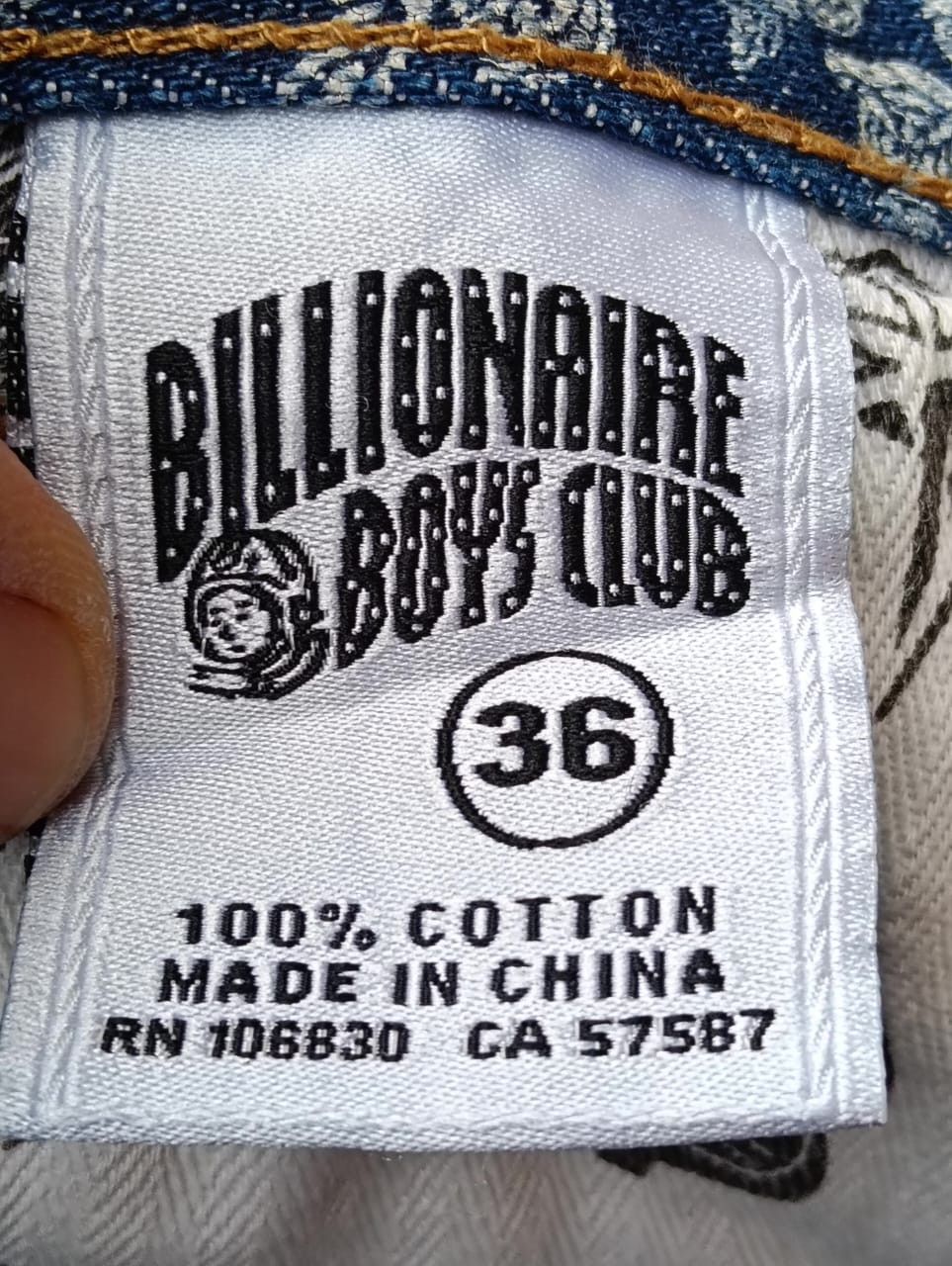 Billionaire Boys Club 🔥 Billionaire boys club Full monogram Denim -Astronaut Logo Size US 35 - 7 Thumbnail