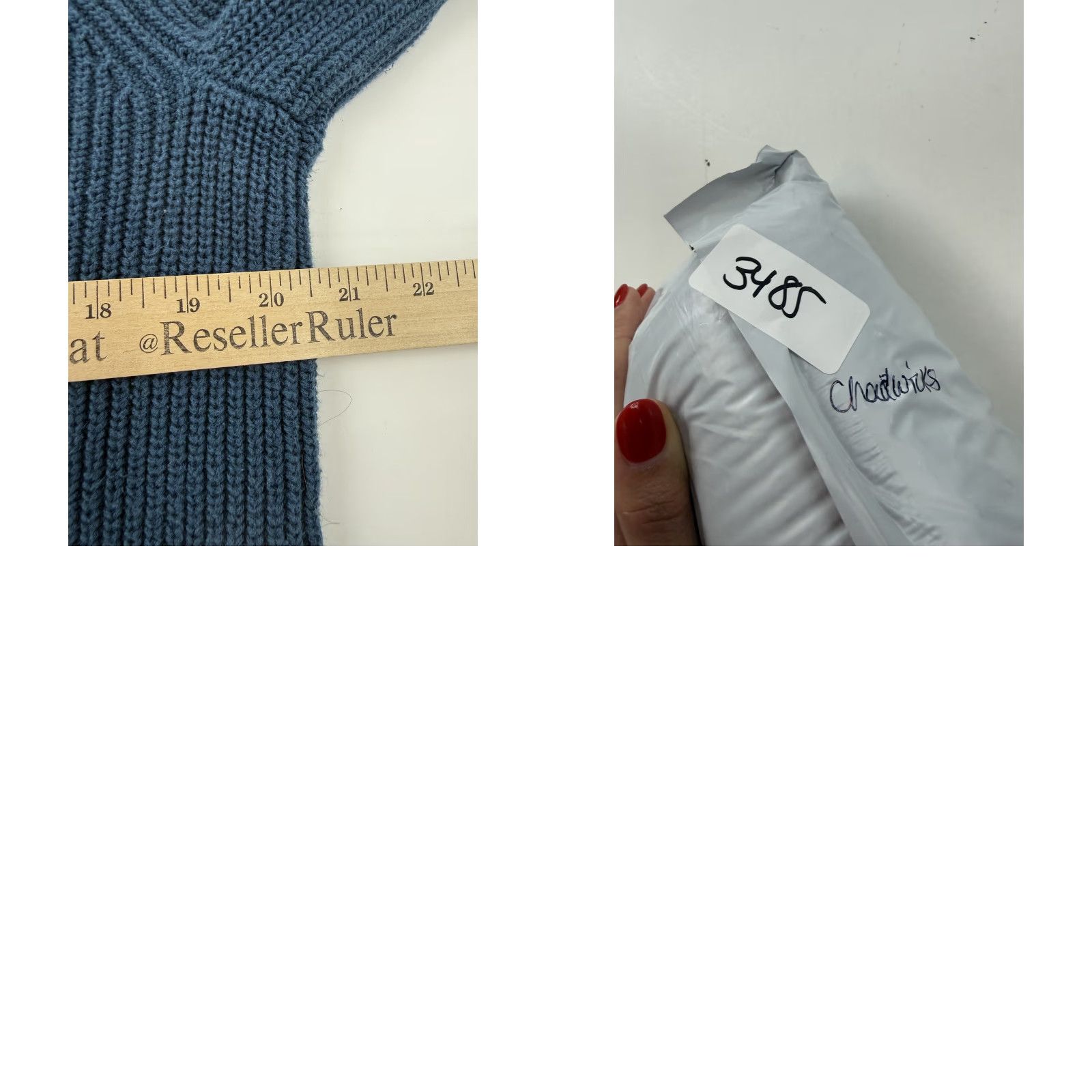 Vintage Chadwicks Sweater Womens Large Blue Cotton Acrylic Raglan Knit Pullover Crew Neck Casual M Size L / US 10 / IT 46 - 8 Thumbnail