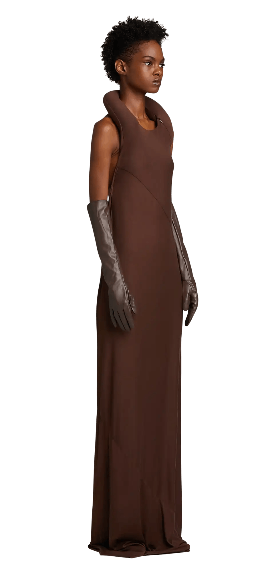 Entire Studios o1mle0325 Pillow Dress Umber in Brown Size S / US 4 / IT 40 - 3 Thumbnail