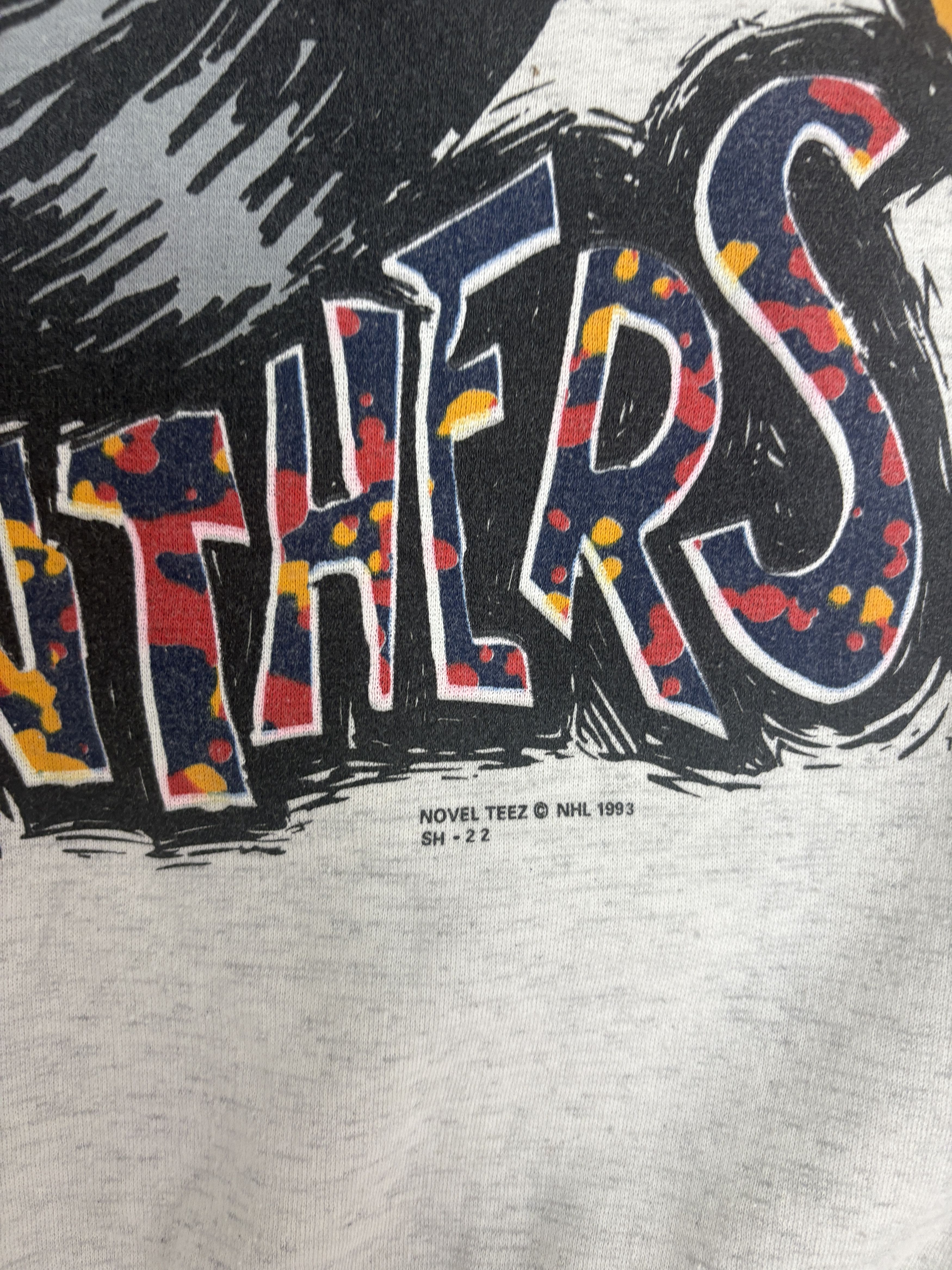 Vintage Florida Panthers Vintage Grey Hoodie Sweater Size US L / EU 52-54 / 3 - 3 Thumbnail