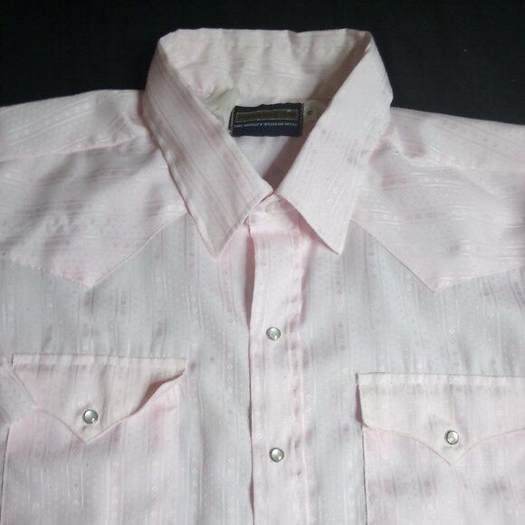 Panhandle Slim Vintage Panhandle Slim Pearl Snap Western Shirt Pink Size US XXL / EU 58 / 5 - 1 Thumbnail