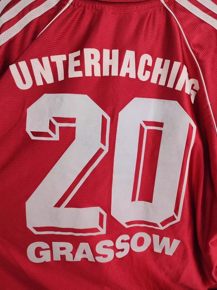 Vintage Vintage SpVgg Unterhach 1998/00 HOME #Grassow Matchworn Size US XXL / EU 58 / 5 - 8 Thumbnail