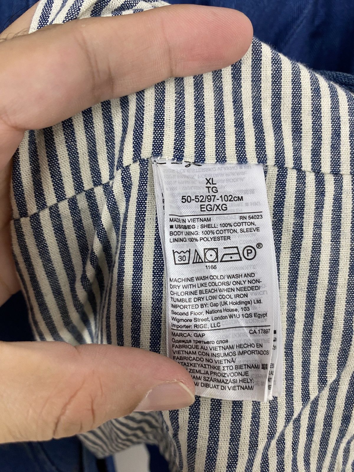 Gap Rare‼️ Gap Denim Sport Coat Size US L / EU 52-54 / 3 - 6 Thumbnail