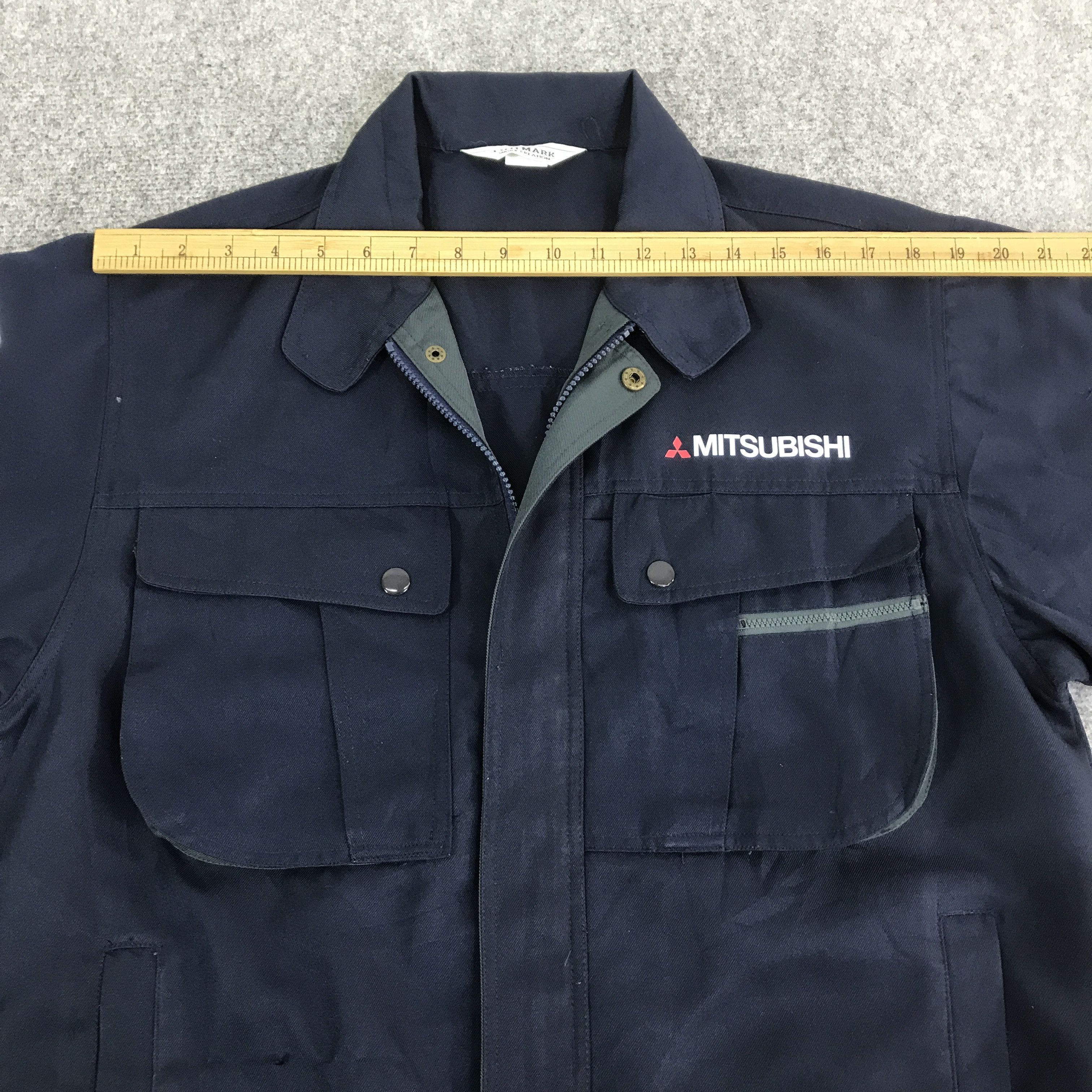 Japanese Brand MITSUBISHI RACING NAVY CUSTOM JACKET K123B16 Size US L / EU 52-54 / 3 - 5 Thumbnail