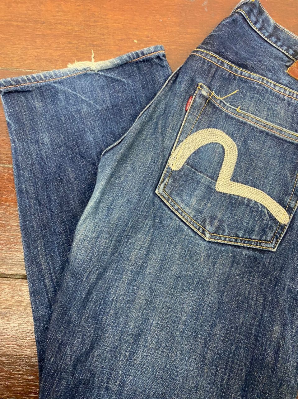 Evisu × Japanese Brand Vintage evisu selvedge distressed denim jeans by yamane Size US 34 / EU 50 - 13 Thumbnail