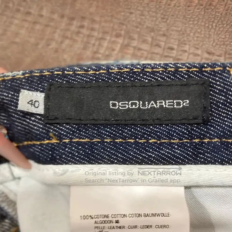 Dsquared2 DSQUARED2 Denim Skirt with Embroidery . Size 23" - 3 Thumbnail