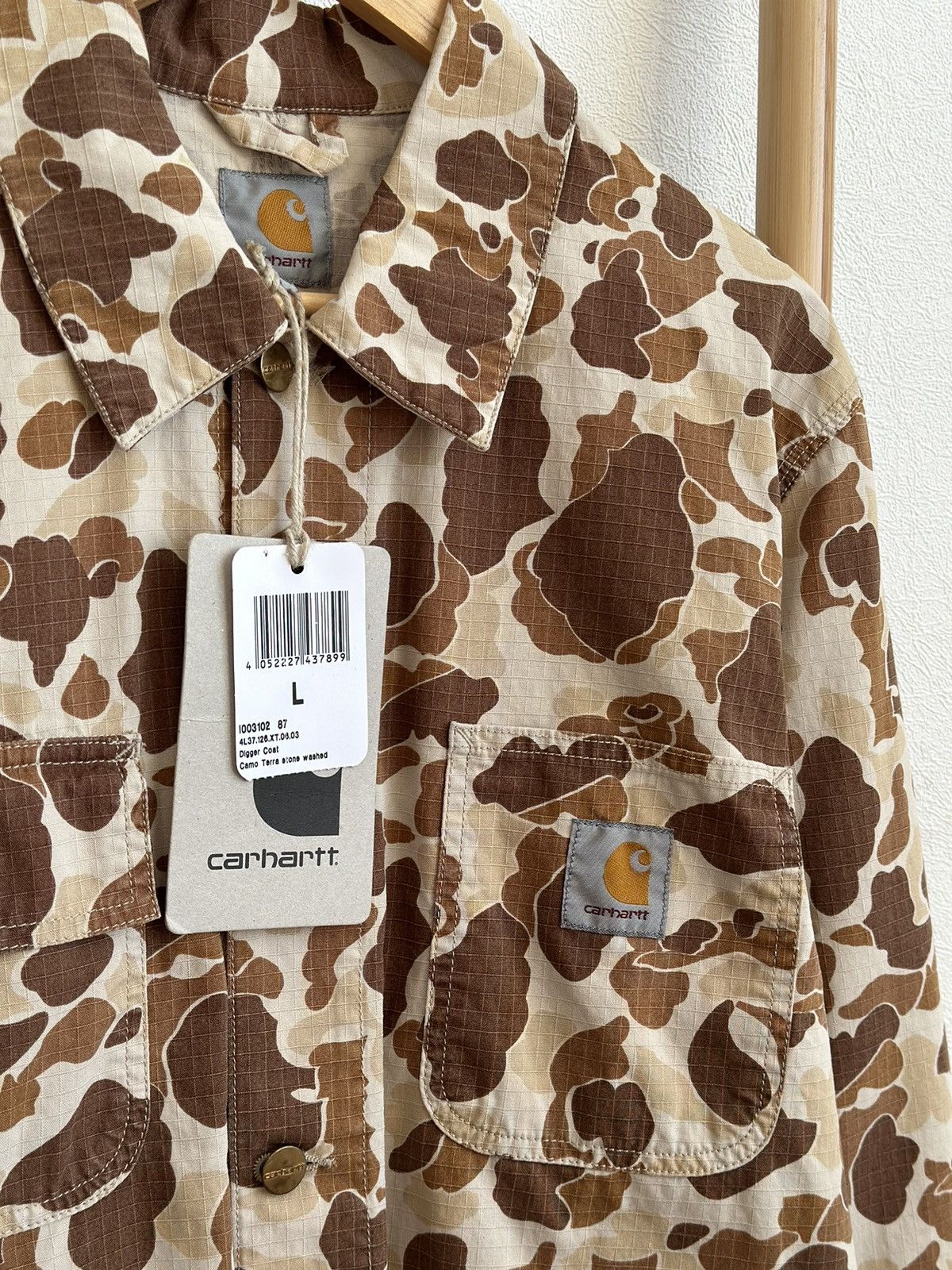 Carhartt Carhartt Digger Coat Camo Terra stone washed Size US L / EU 52-54 / 3 - 7 Thumbnail