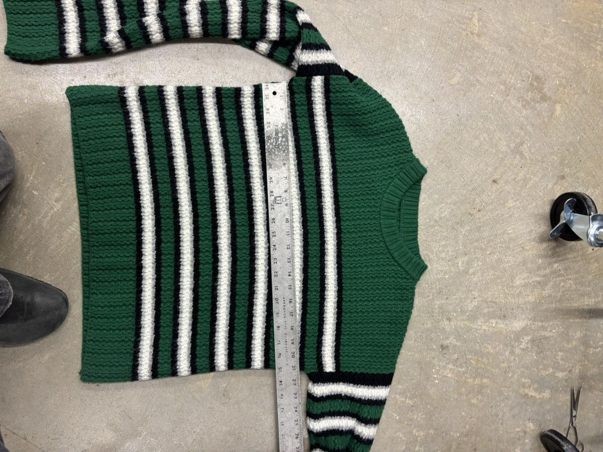 ERL ERL Green Striped Knit Sweater – Made in Italy 🇮🇹 Size US M / EU 48-50 / 2 - 7 Thumbnail