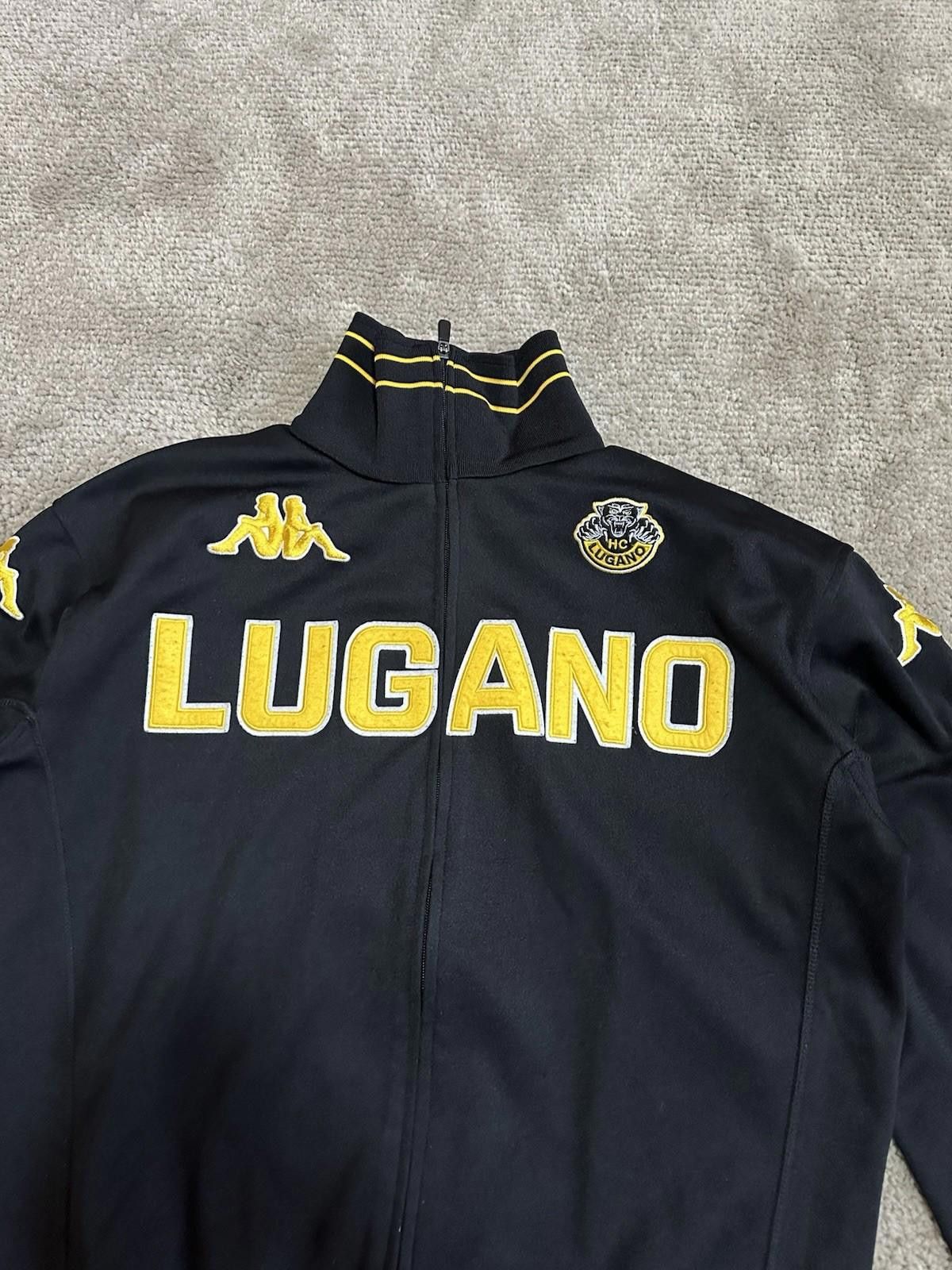 Kappa HC LUGANO ICE HOCKEY CLUB TRACK TOP JACKET KAPPA BLACK XL Size US XL / EU 56 / 4 - 4 Thumbnail