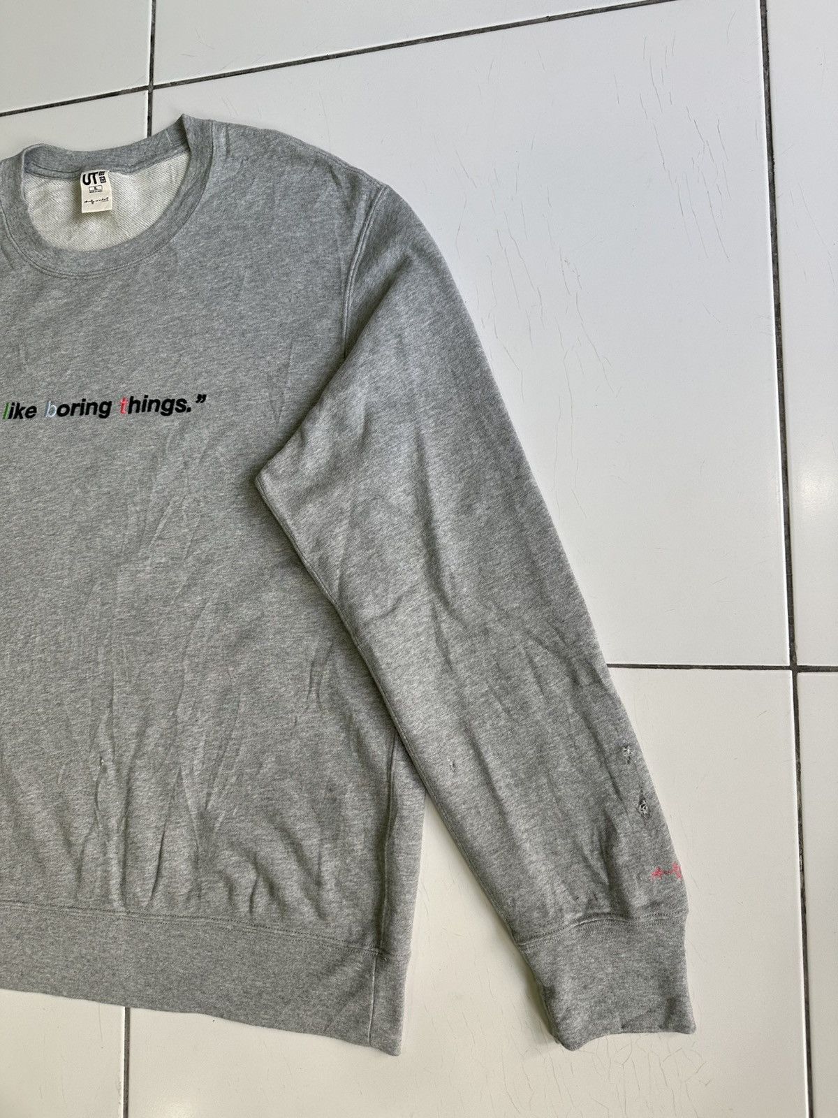 Andy Warhol × Uniqlo Uniqlo by andy warhol i like boring thing Crewneck Size US XL / EU 56 / 4 - 3 Thumbnail