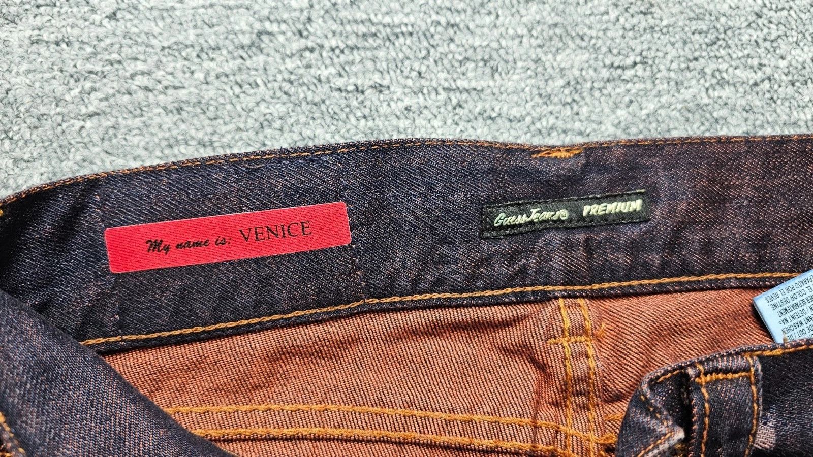 Guess Guess Jeans Marilyn Monroe Pants Venice Diva Graphic Blue 24 Size 24" / US 00 / IT 34 - 8 Thumbnail