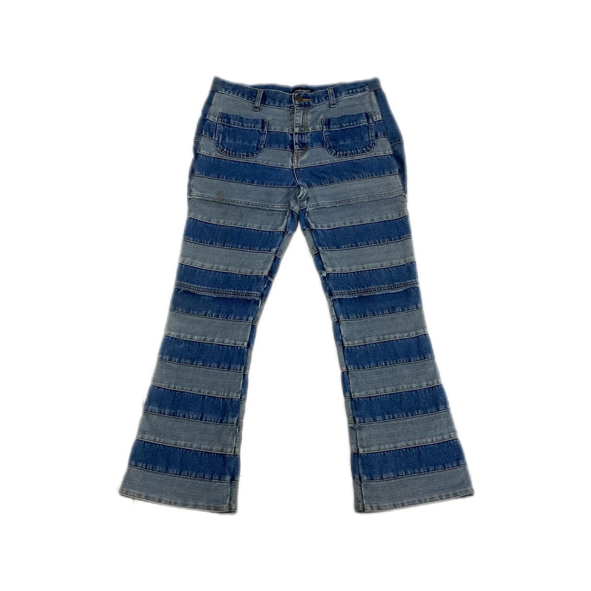 Hysteric Glamour 🔥Sick Y2K Livere Claire Patchwork Hagi Flare Denim Size US 32 / EU 48 - 1 Thumbnail