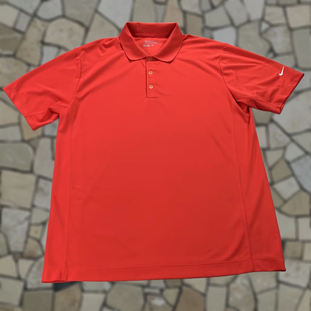 Nike Nike Golf Polo Shirt Mens L Red Tour Performance Dri-Fit Athletic 509167-647 Size US L / EU 52-54 / 3 - 1 Thumbnail