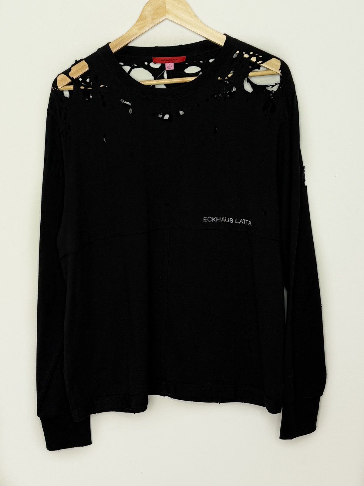 Eckhaus Latta Eckhaus Latta DISTRESSED LAPPED LONG SLEEVE Size US M / EU 48-50 / 2 - 6 Thumbnail