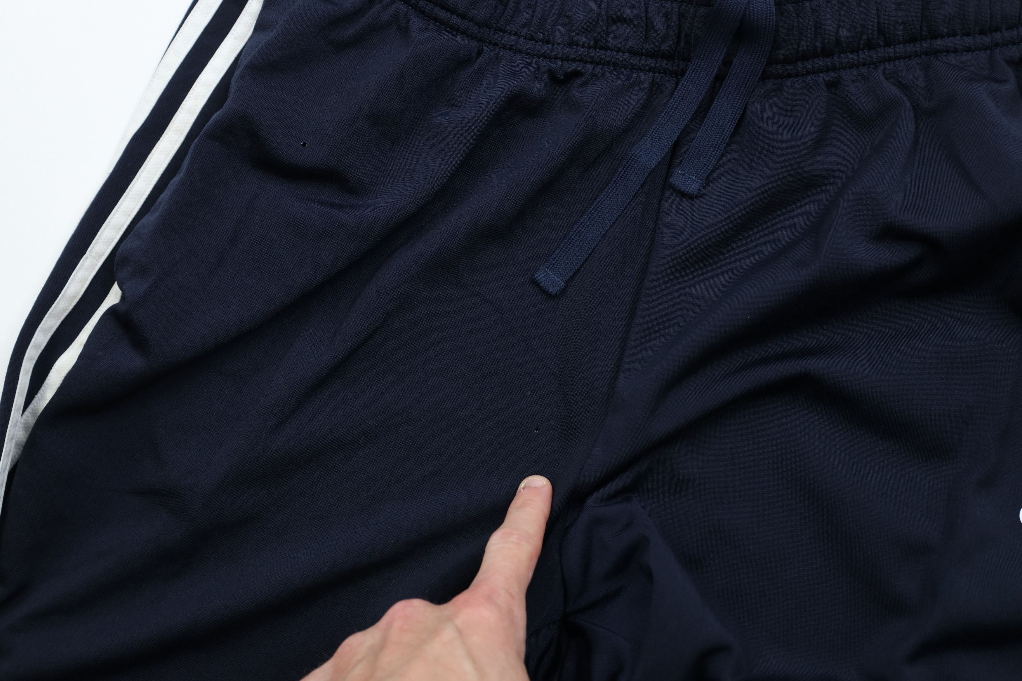 Adidas Vintage Y2K Adidas Spell Striped Wide Leg Sweatpants Blue Size US 38 / EU 54 - 8 Thumbnail