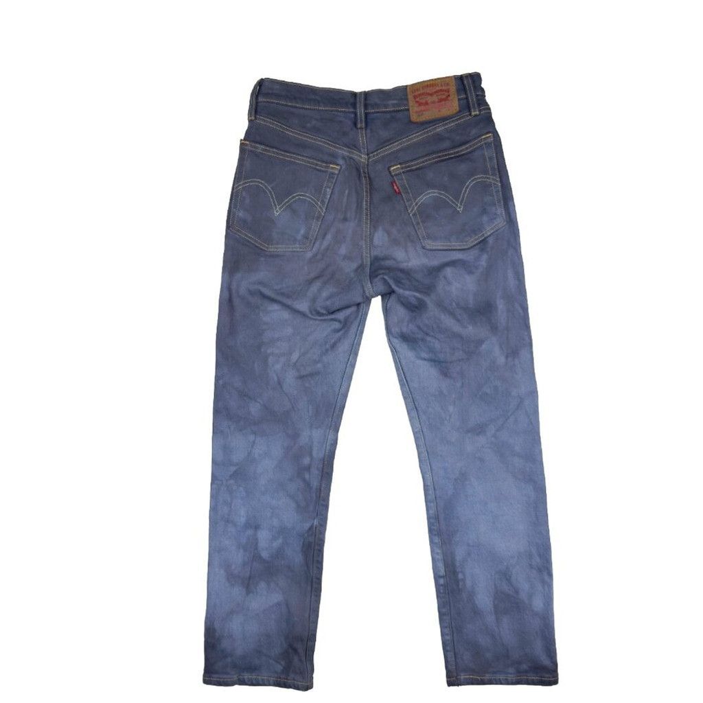Levi's LEVI'S Vintage Rare Tie-dye Cropped Blue Denim Jeans sz 25 Size 25" / US 0 / IT 36 - 2 Thumbnail