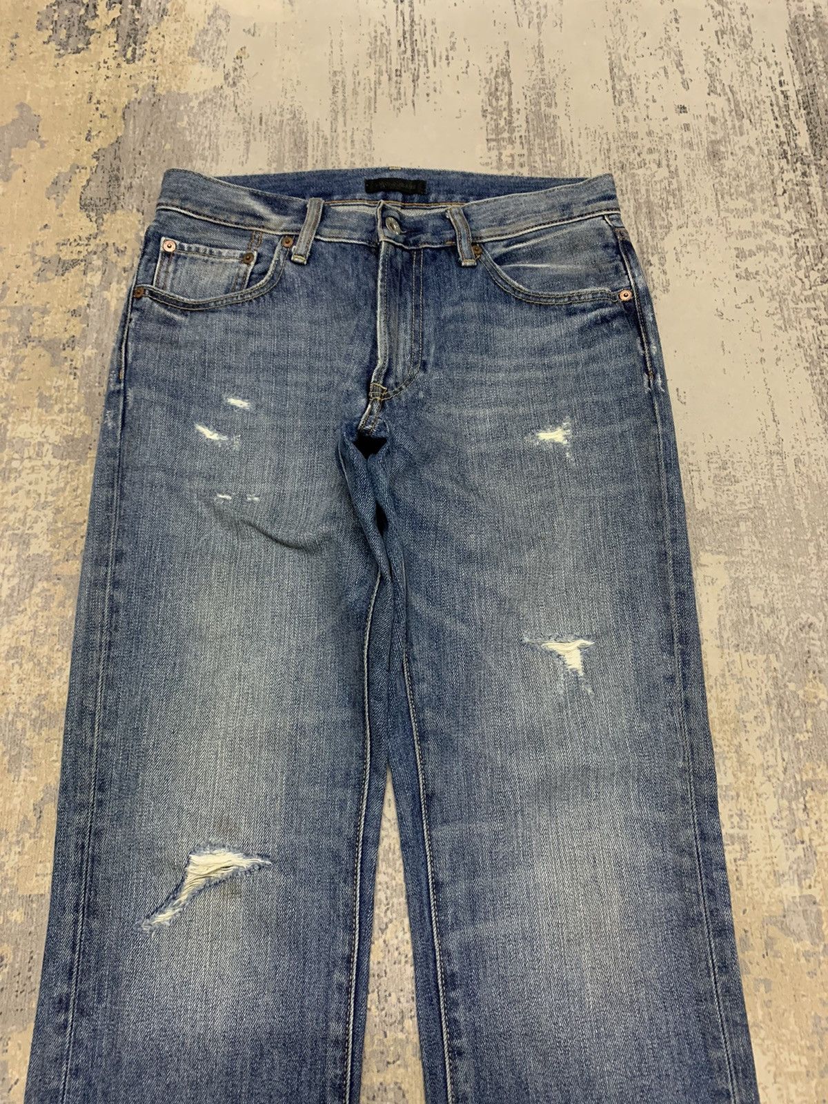 Japanese Brand Vtg Japanese Brand Uniqlo Loose Baggy Jeans W30x29 Size US 30 / EU 46 - 5 Thumbnail