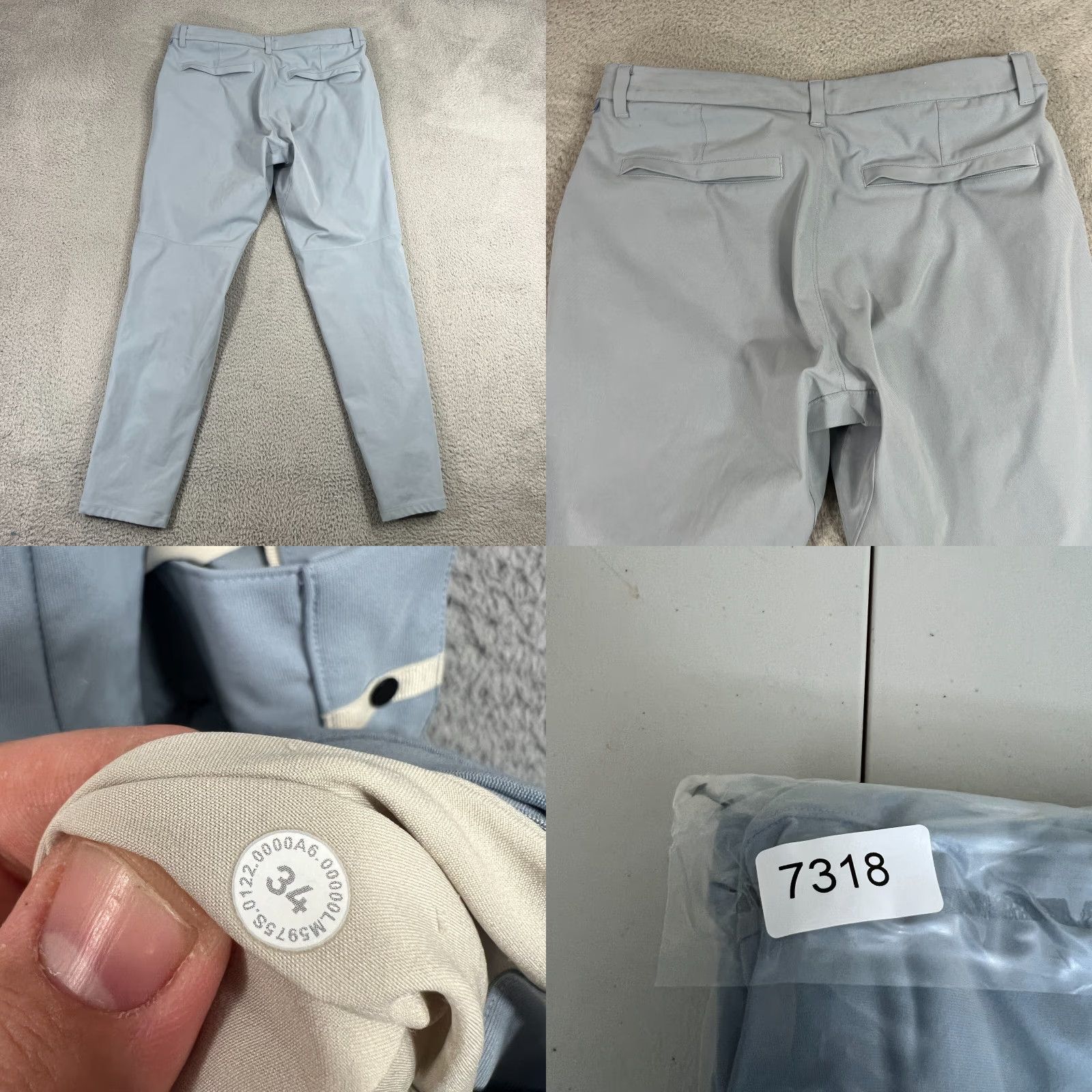 Lululemon LULULEMON Slim Chino Pants 34 Navy Performance Golf Mens Size US 34 / EU 50 - 8 Thumbnail